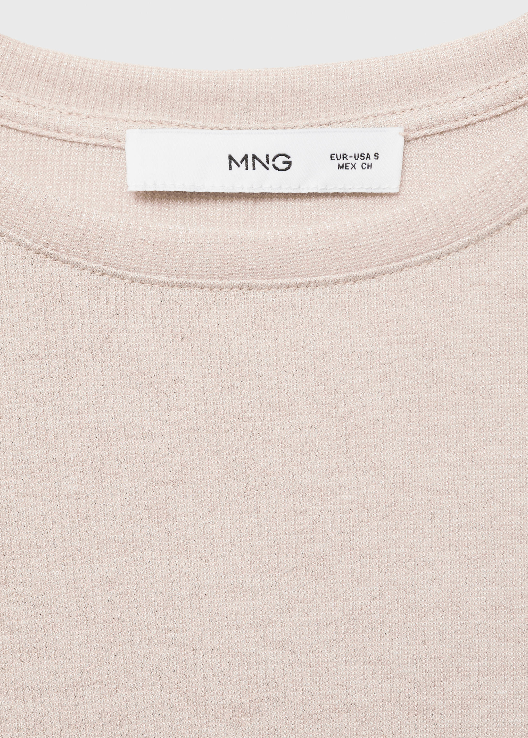 Lurex knitted t-shirt - Details of the article 8