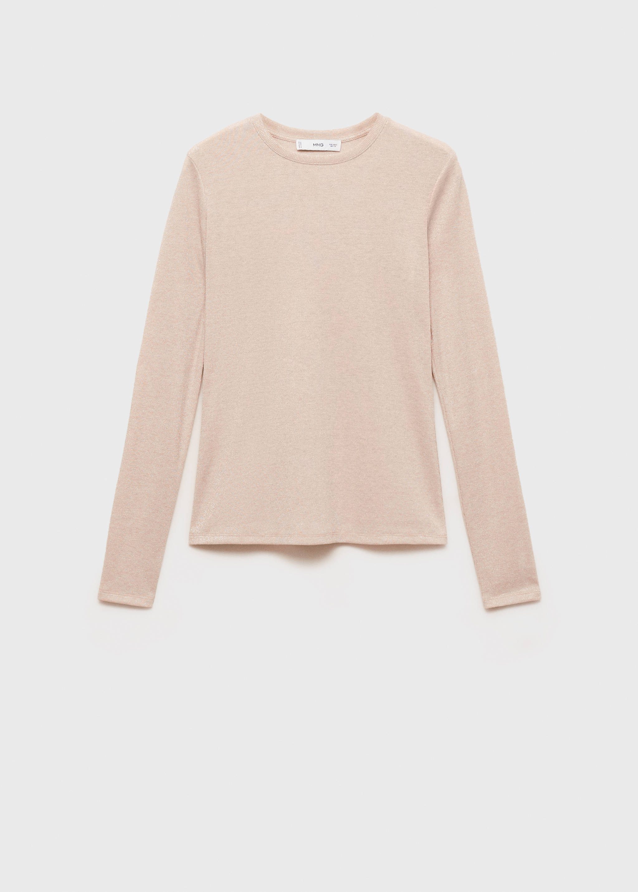 Lurex knitted t-shirt - Article without model