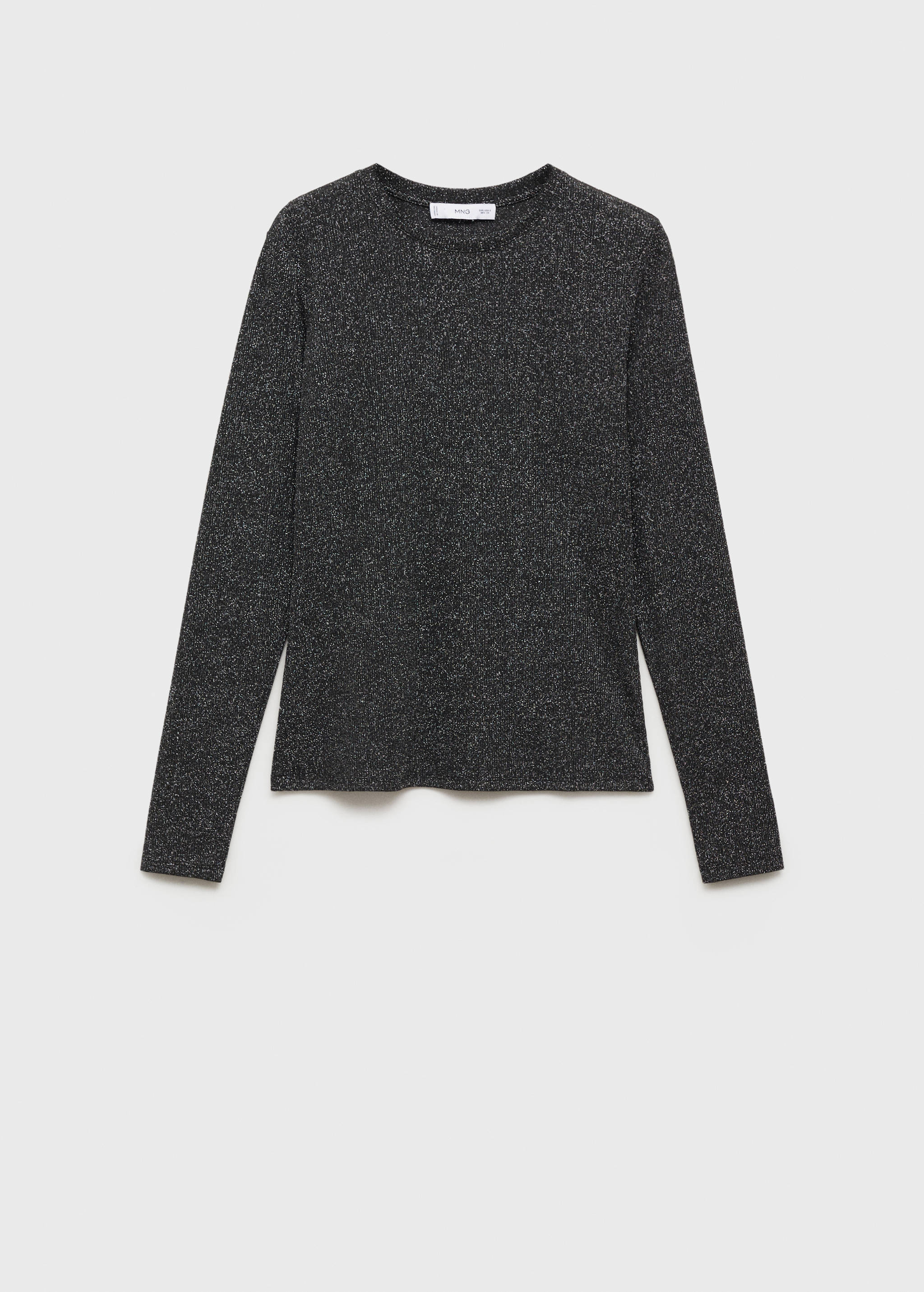 Lurex knitted t-shirt - Article without model
