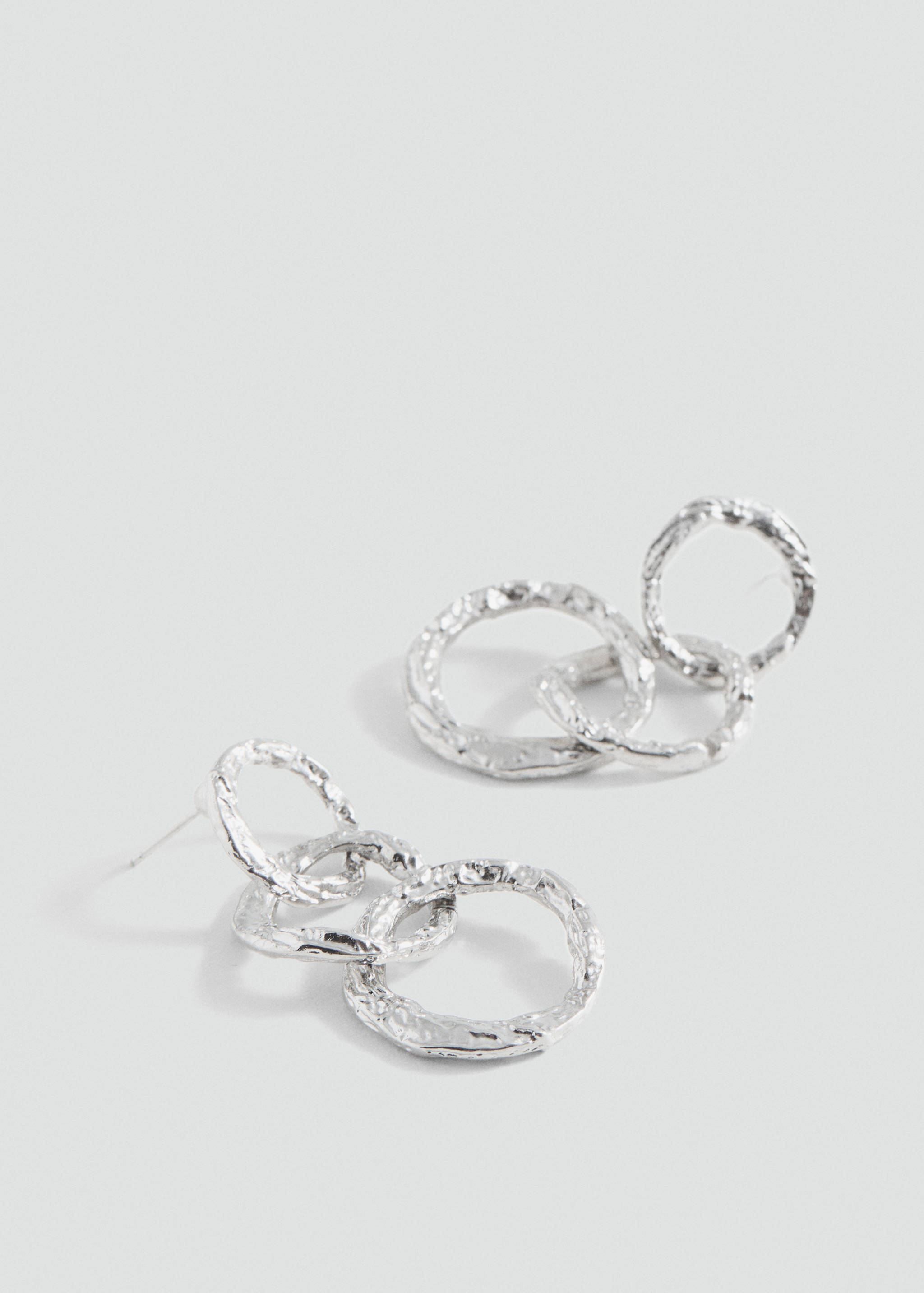 Lange Perlenkette-Ohrringe - Mittlere Ansicht