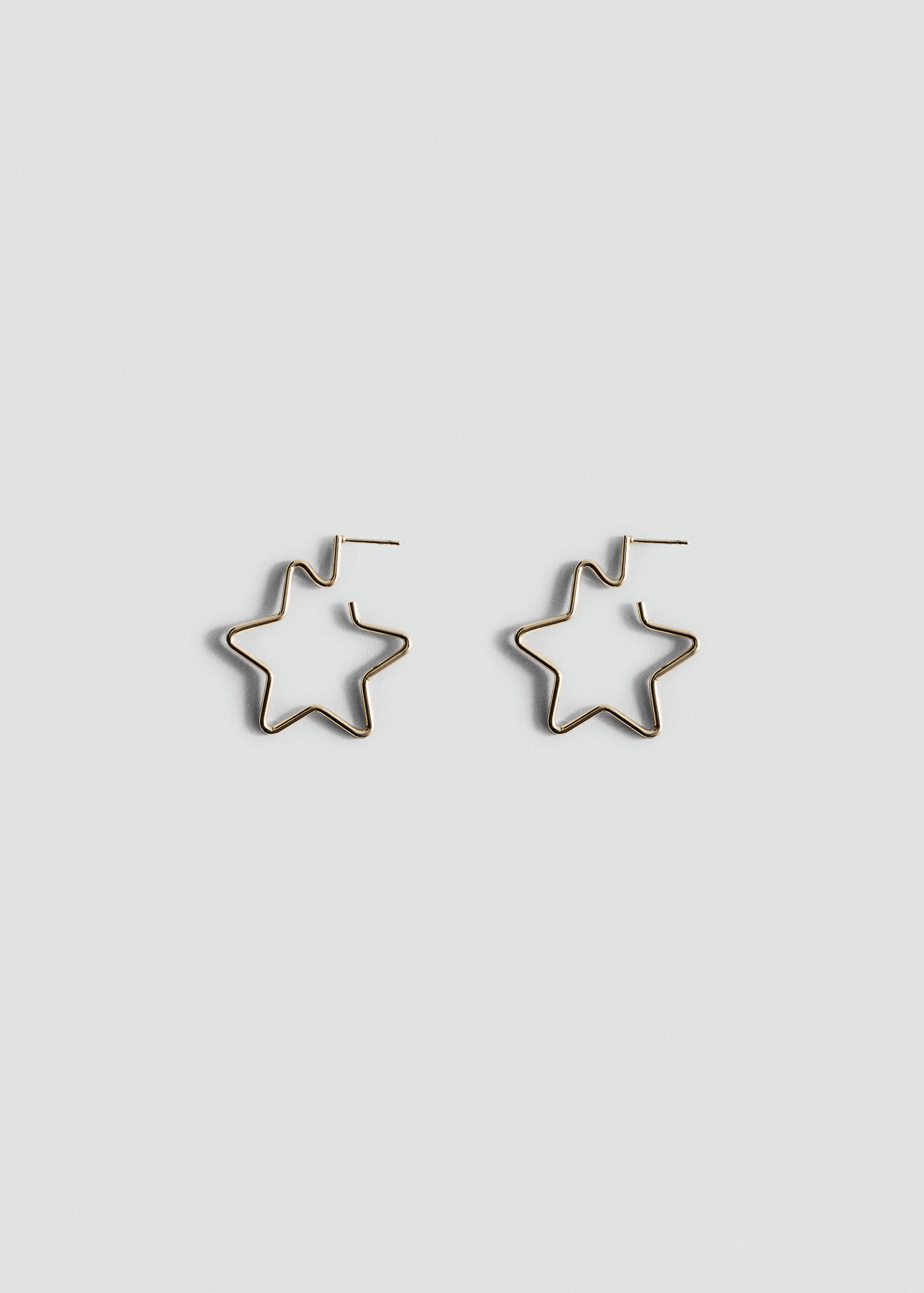 Star hoop earrings - Article without model