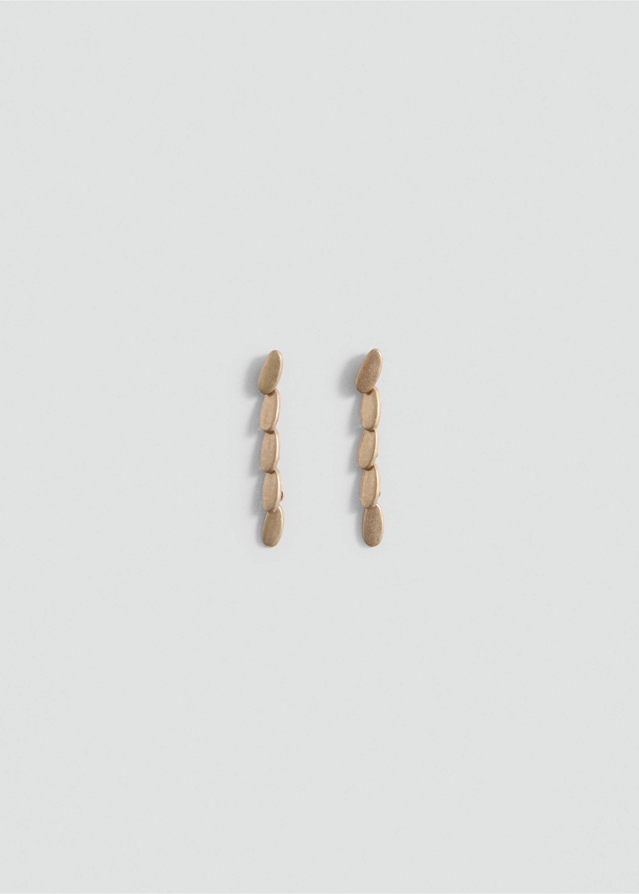 Beaded pendant earrings - Article without model, Gold. Ref: 87010445-00.