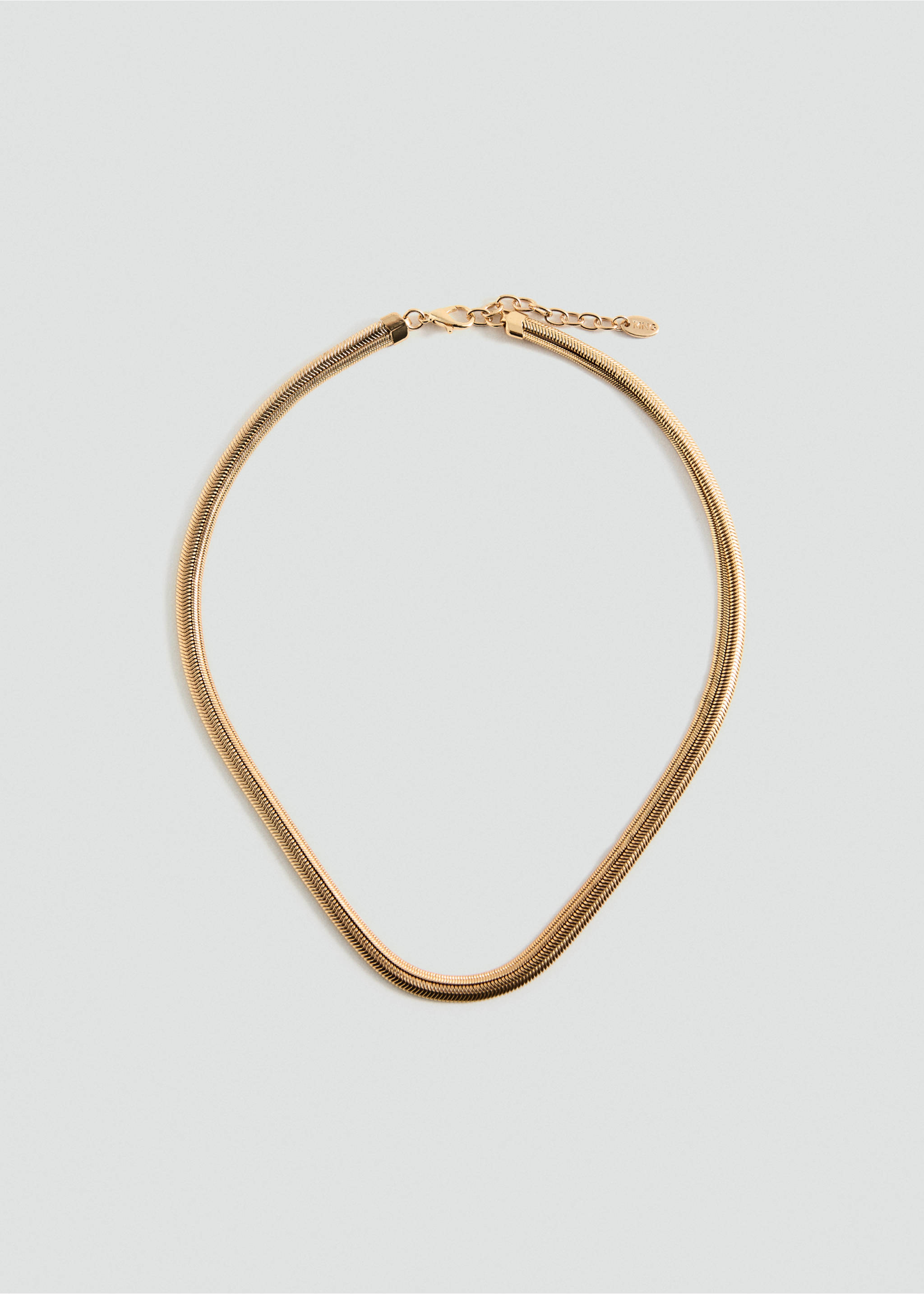 Textured double necklace - Article without model, Gold. Ref: 87010462-00.