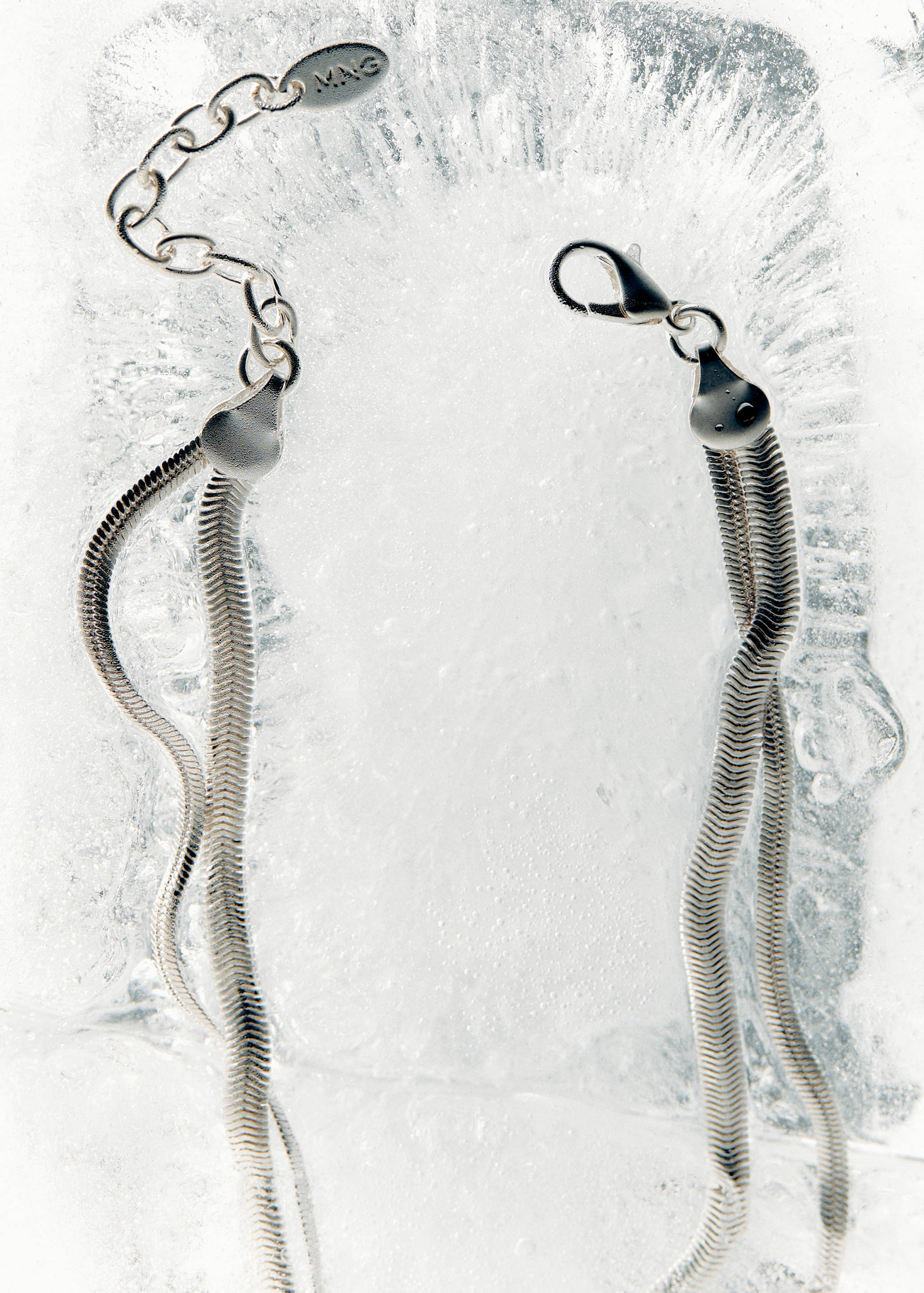 Doppelte Halskette mit Textur - Detail des Artikels 6