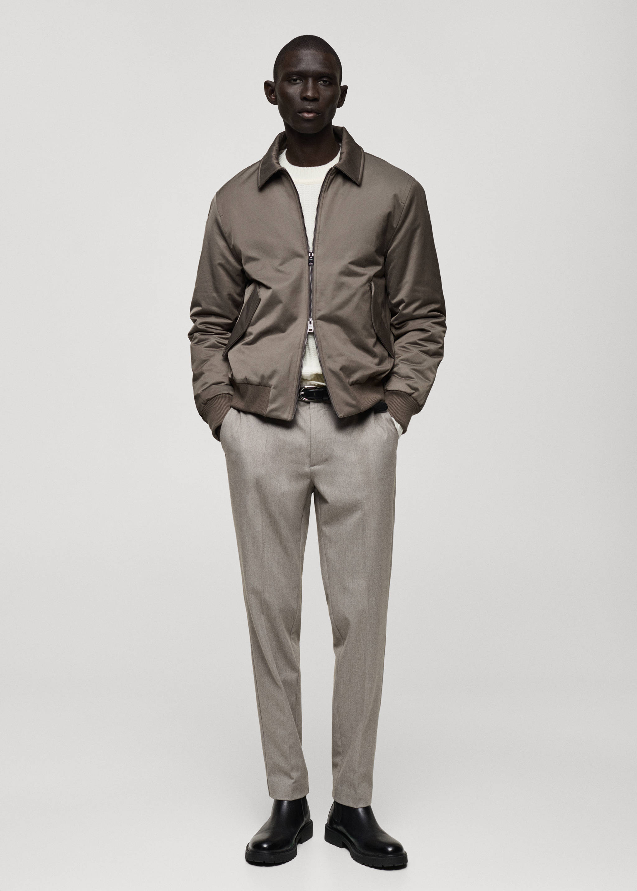 Giacca trapuntata water repellent - Piano generale