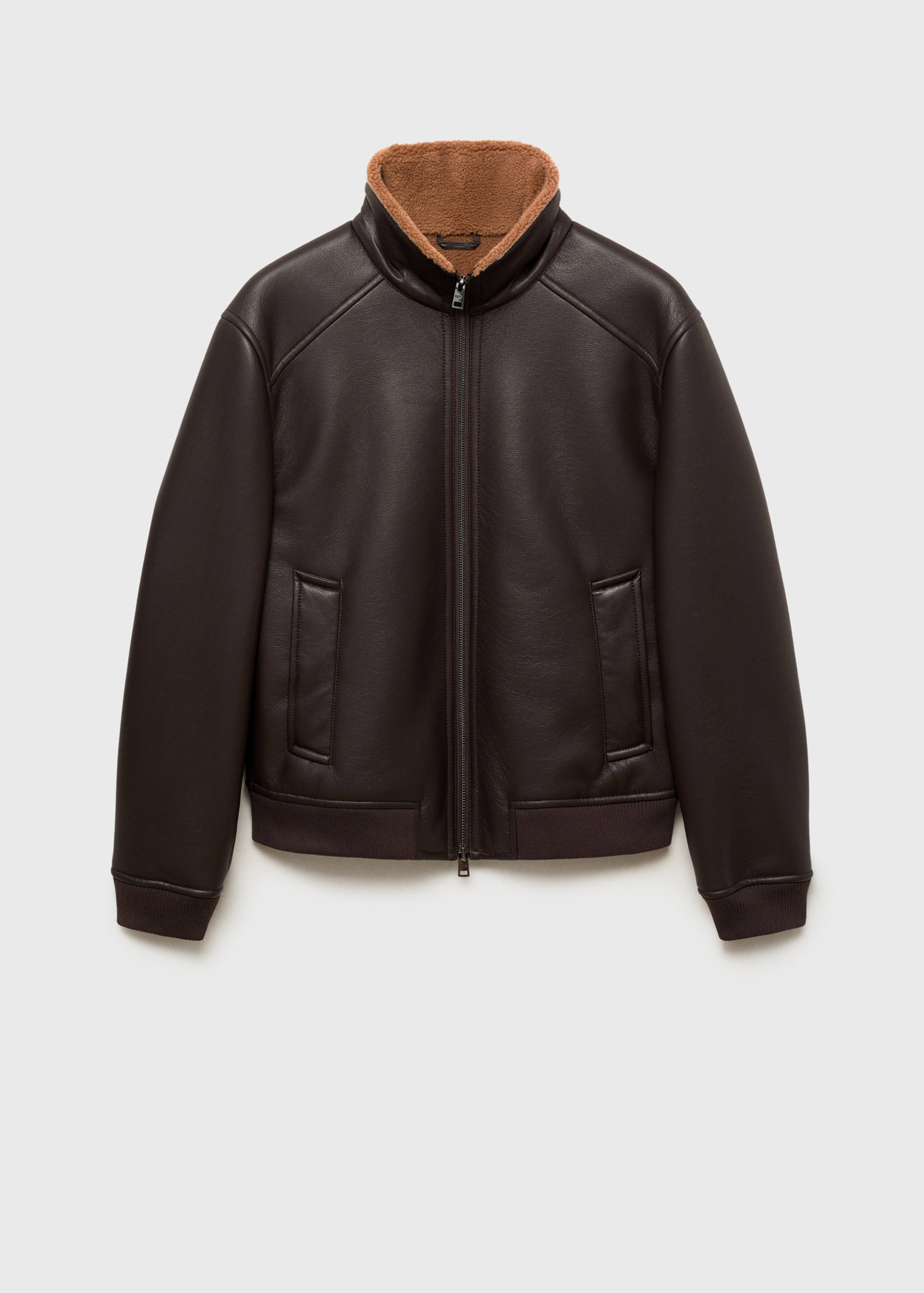 Faux-fur jacket with fleece lining - Article without model