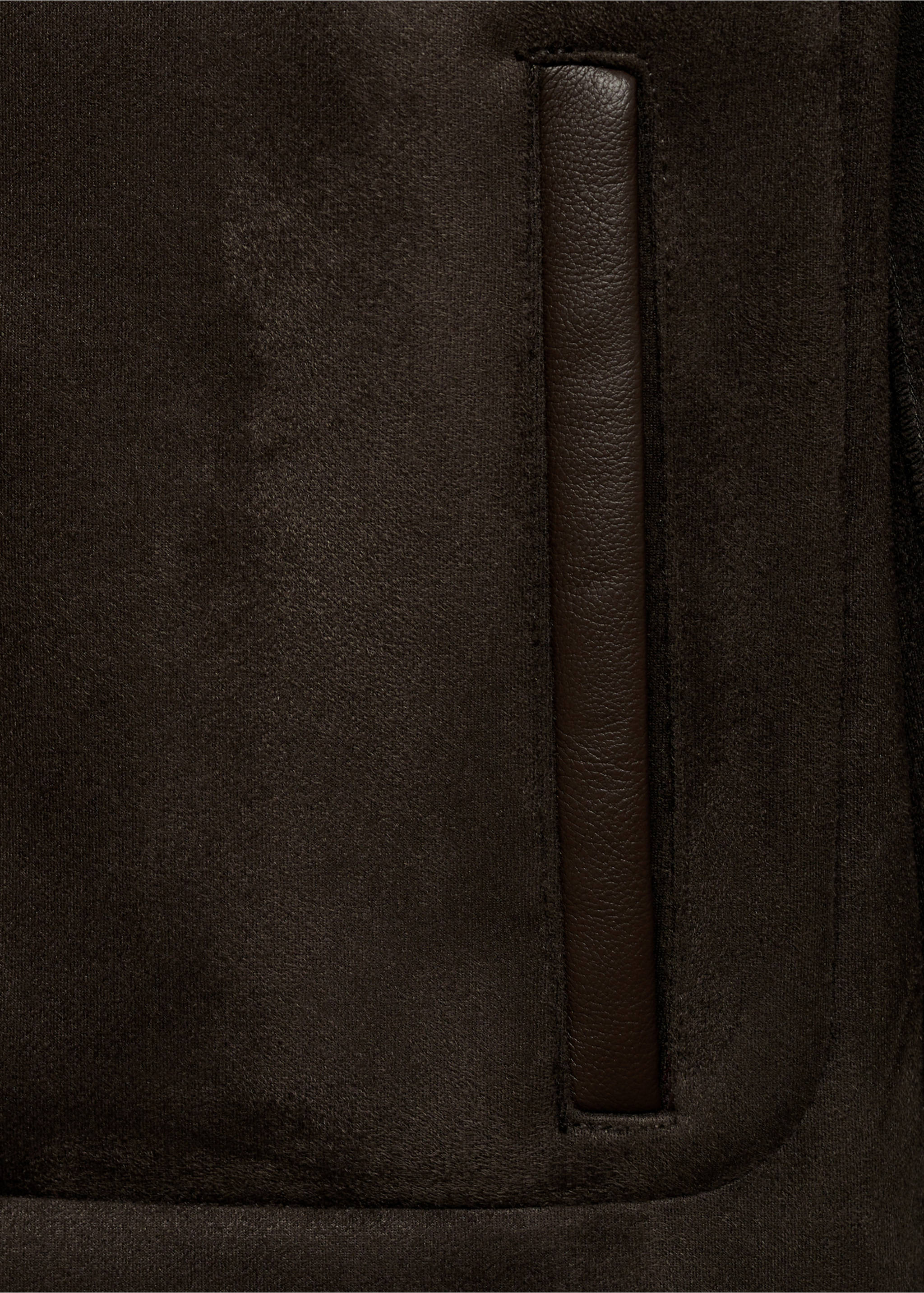 Oboustranný kabátek s beránkem - Detail zboží 0, Čokoládová. Ref: 87010581-00.