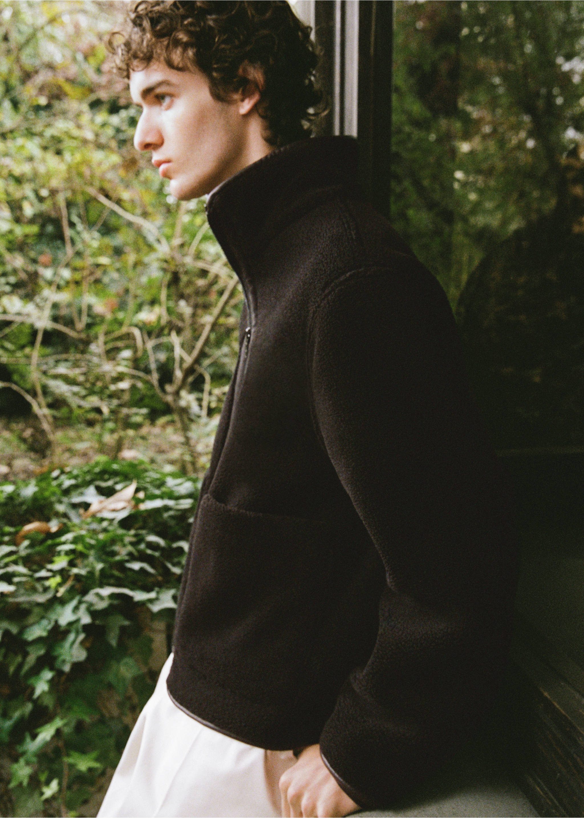 Oboustranný kabátek s beránkem - Detail zboží 3, Čokoládová. Ref: 87010581-00.