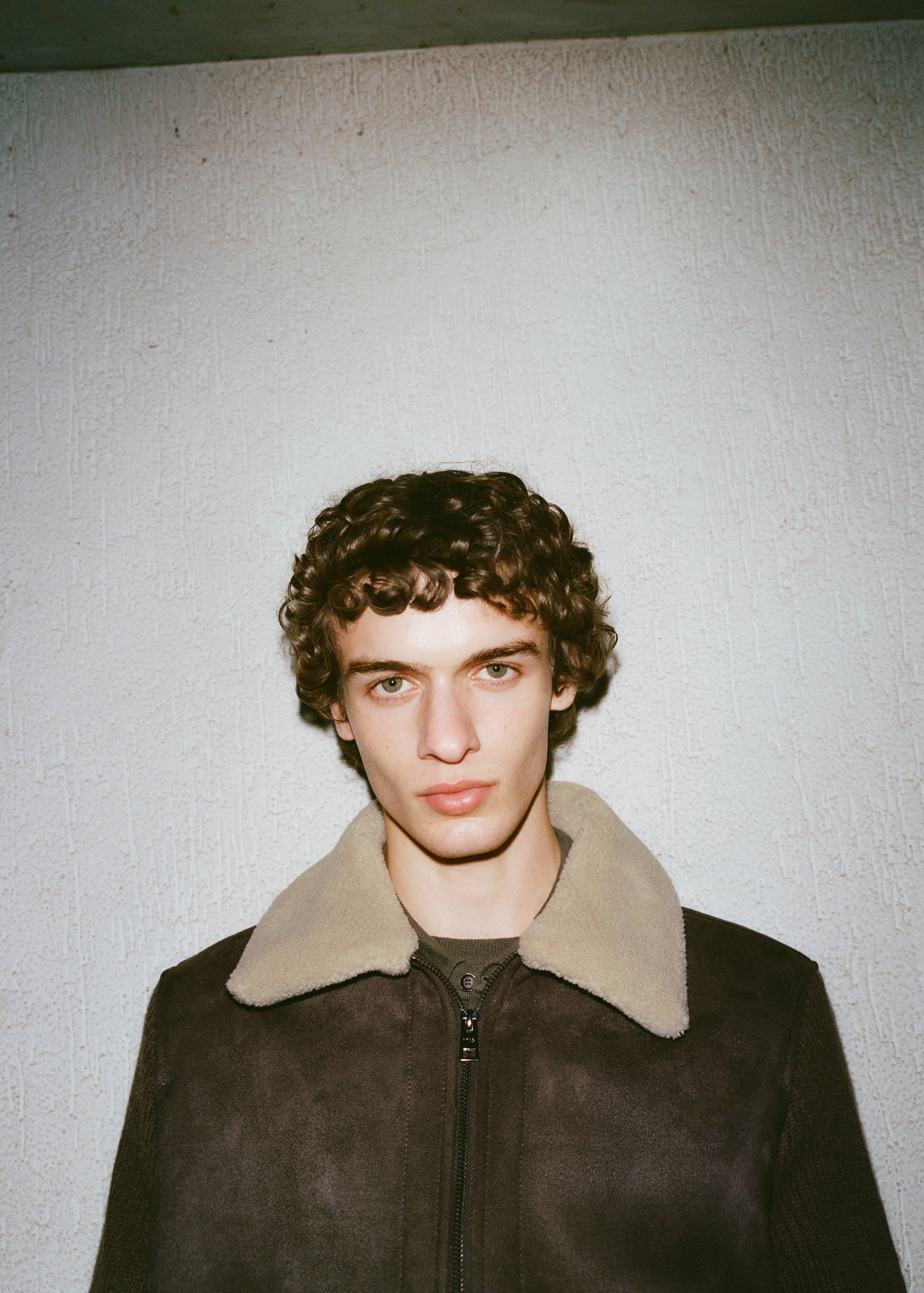 Faux-shearling suede jacket - Details of the article 3