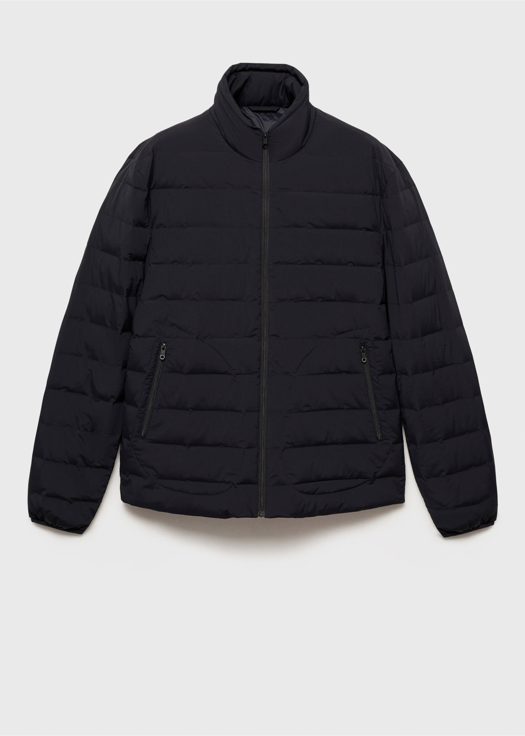 Steppjacke mit Daunen- und Federfüllung - Artikel ohne Model, Dunkles Marineblau. Ref: 87010588-00.