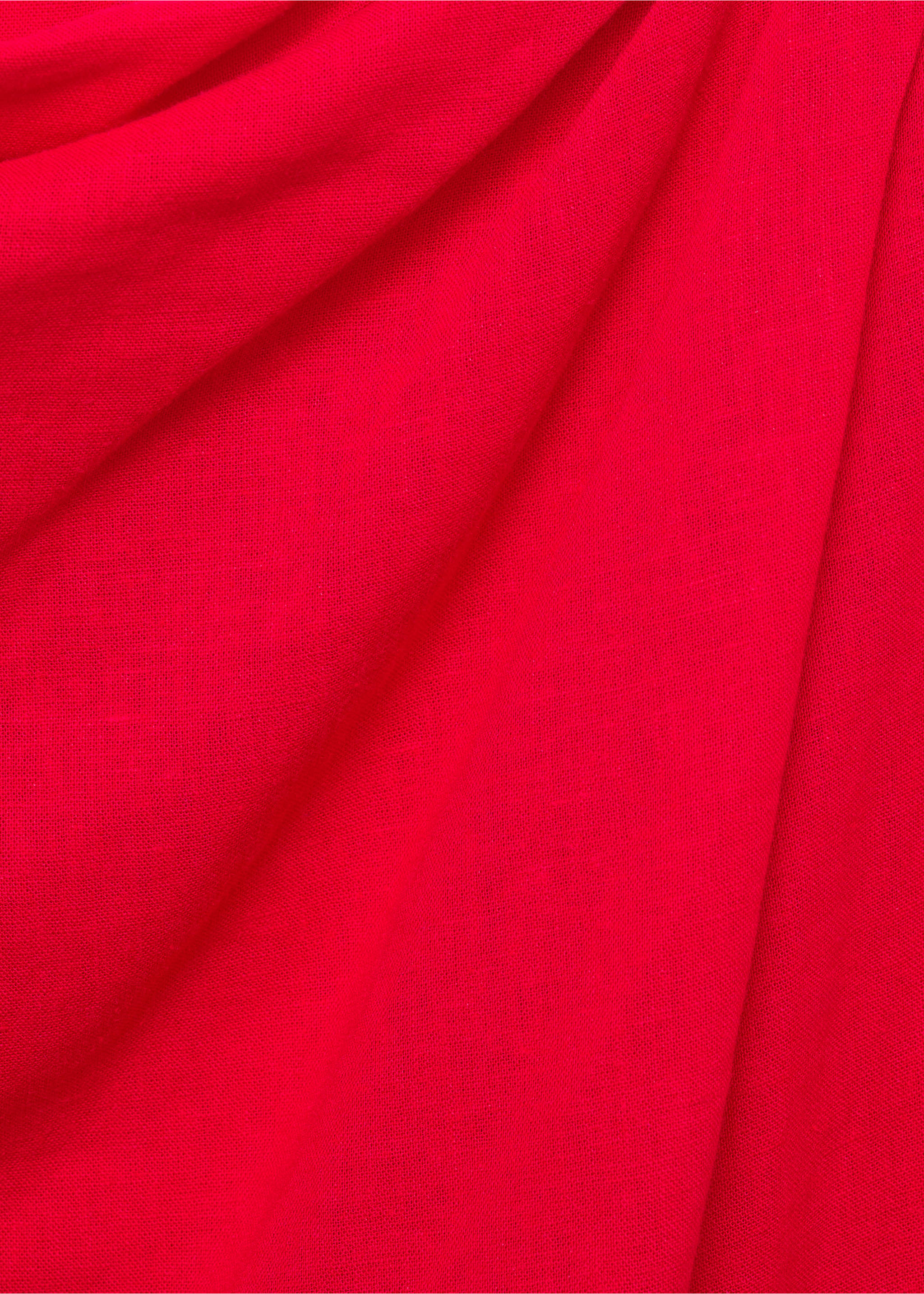 Rochie de in cu guler drapat - Detaliu al articolului 8, Roșu. Ref: 87010591-00.