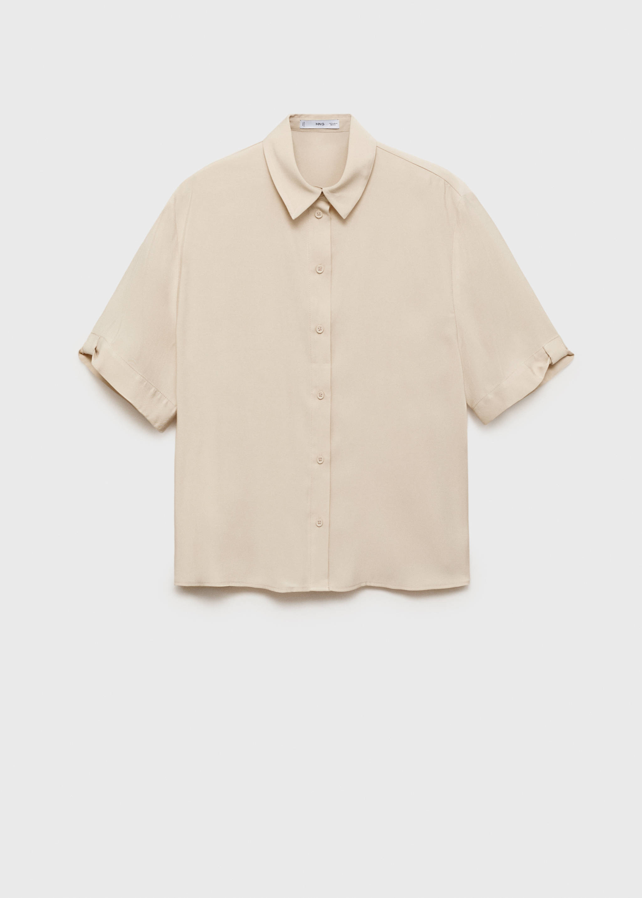 Short sleeve fluid shirt - Article without model