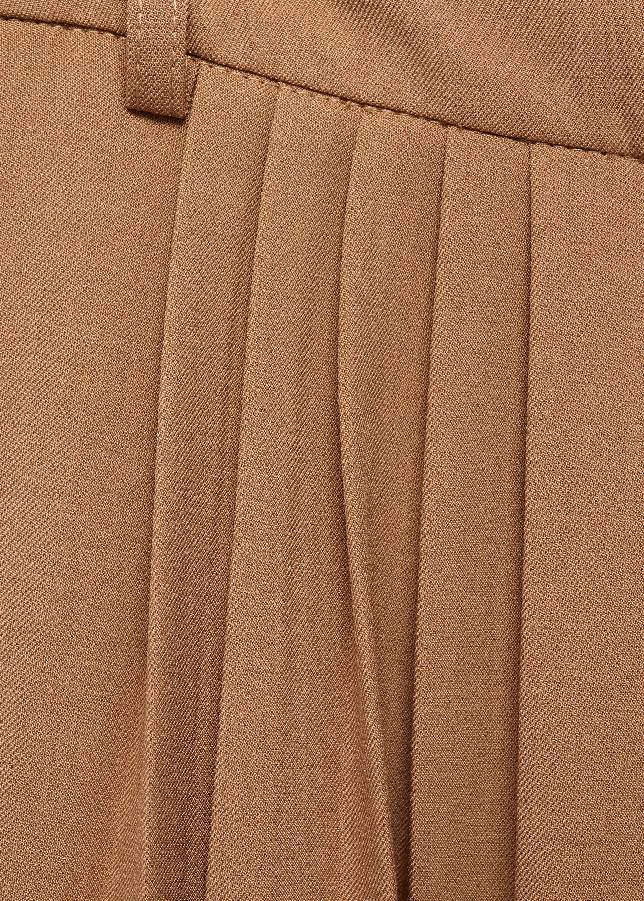 Wide leg pleated trousers - Details of the article 8