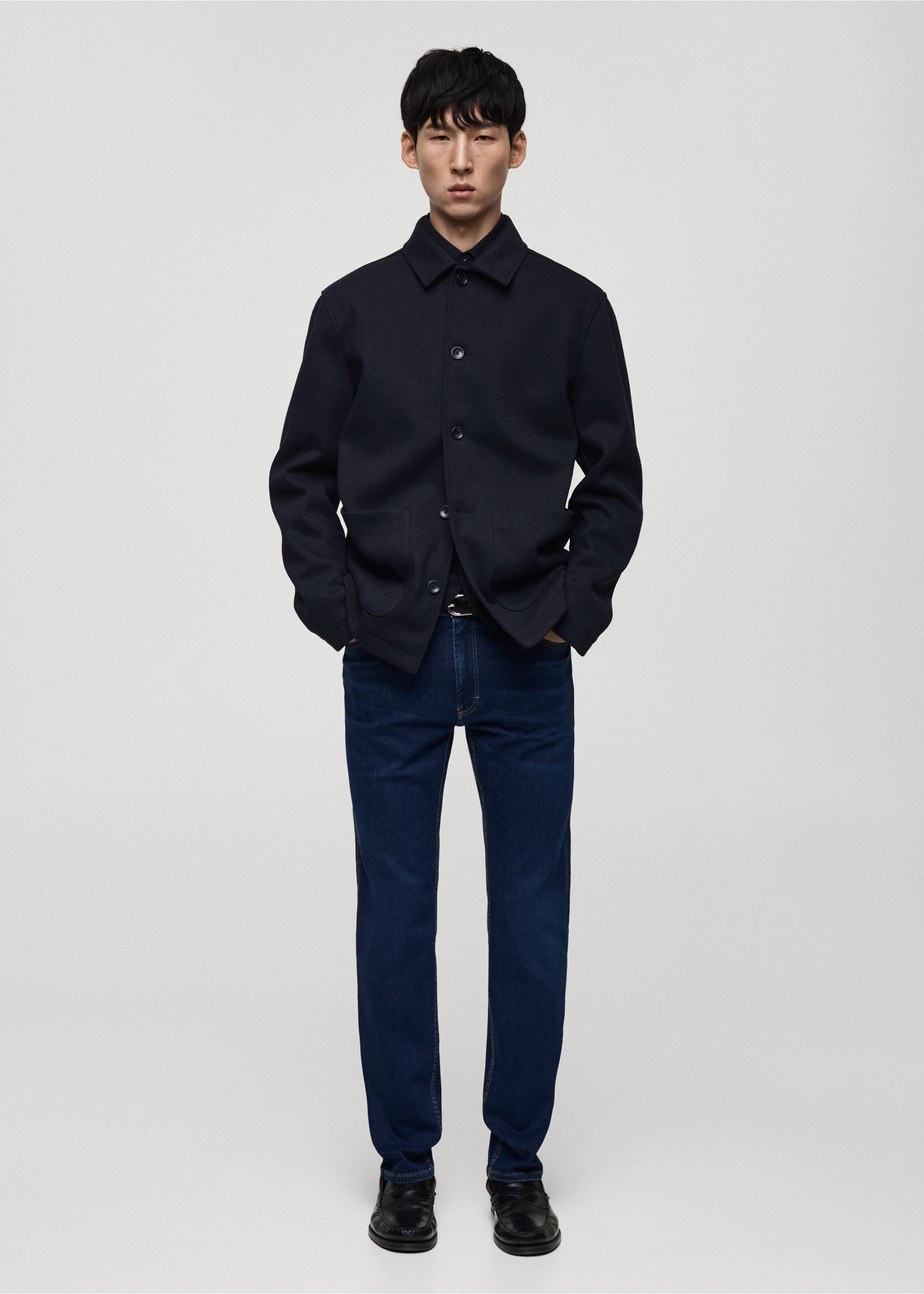 Jeans Patrick slim fit Ultra Soft Touch - Plano general, Azul oscuro. Ref: 87010594-00.