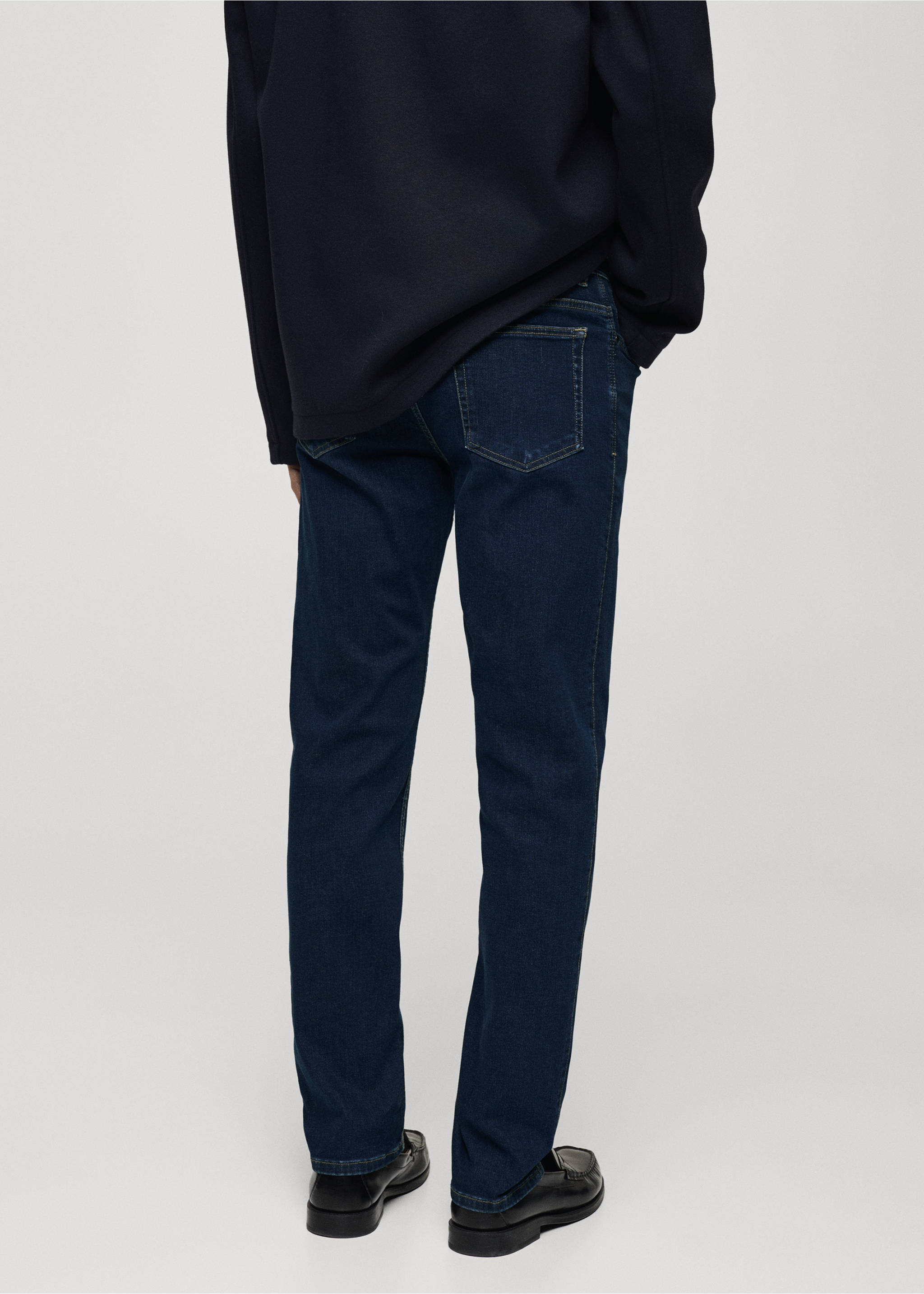 Jeans Patrick slim fit Ultra Soft Touch - Reverso del artículo, Azul oscuro. Ref: 87010594-00.