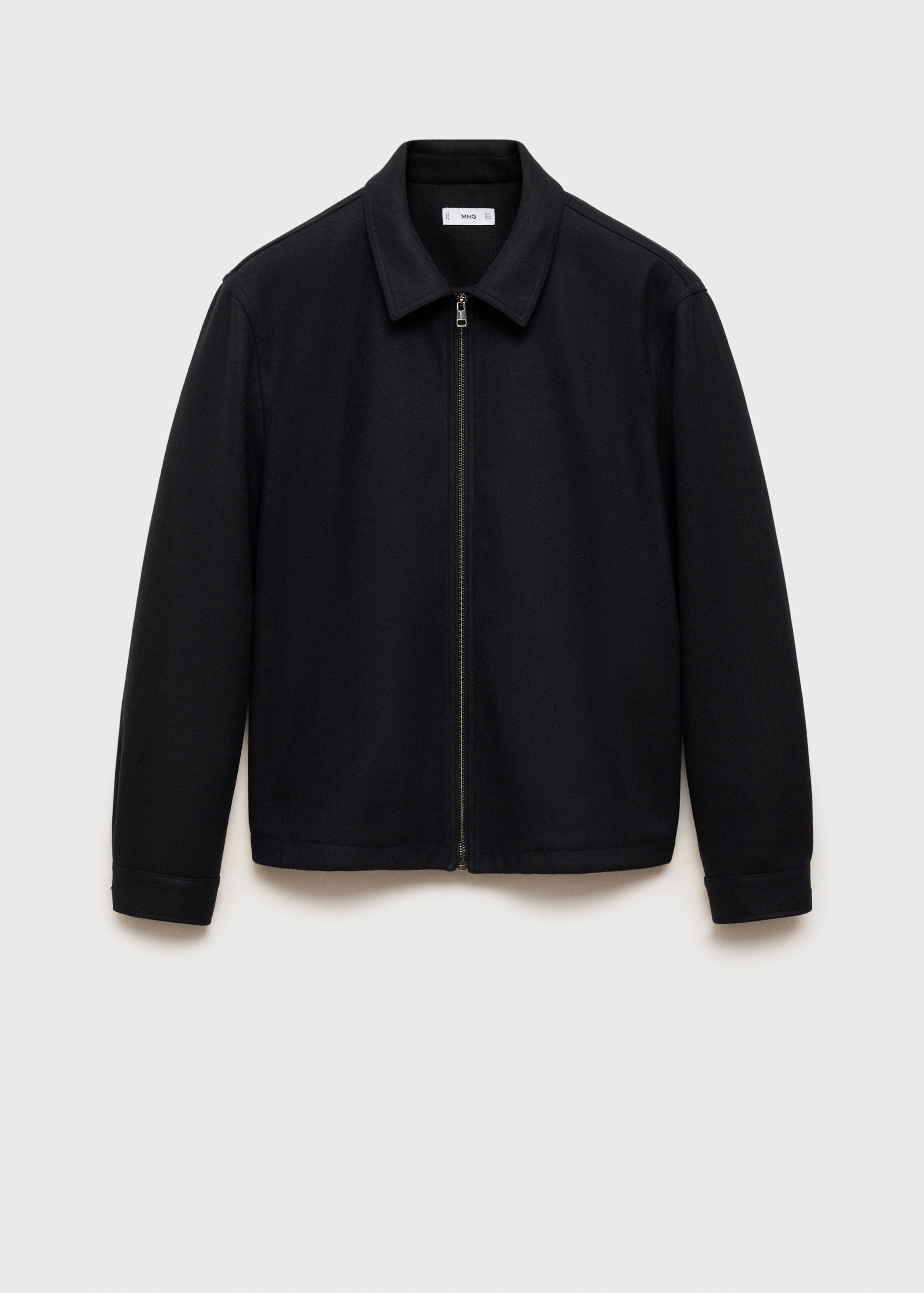 Regular-fit flannel jacket - Article without model