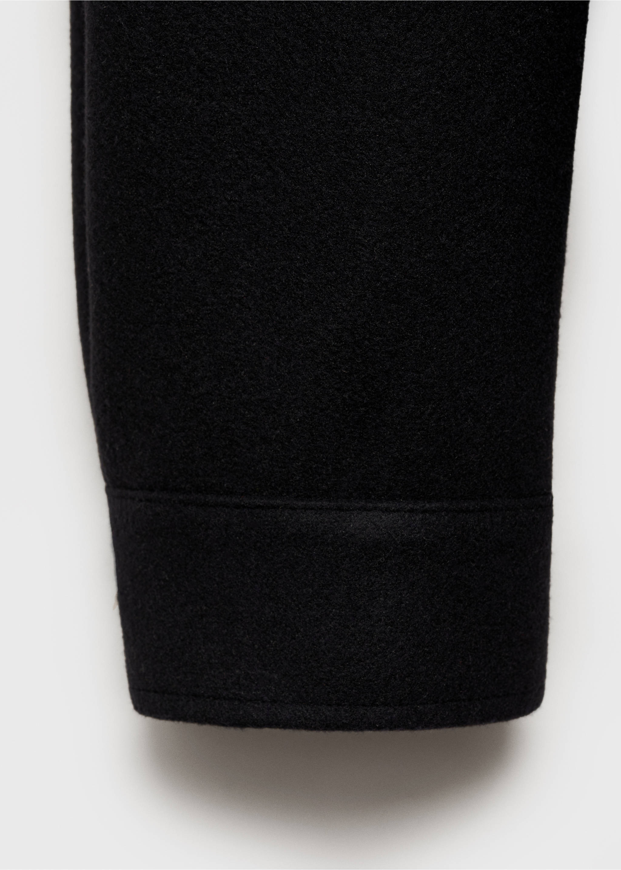 Regular-fit flannel jacket - Details of the article 0, Dark Navy. Ref: 87010597-00.