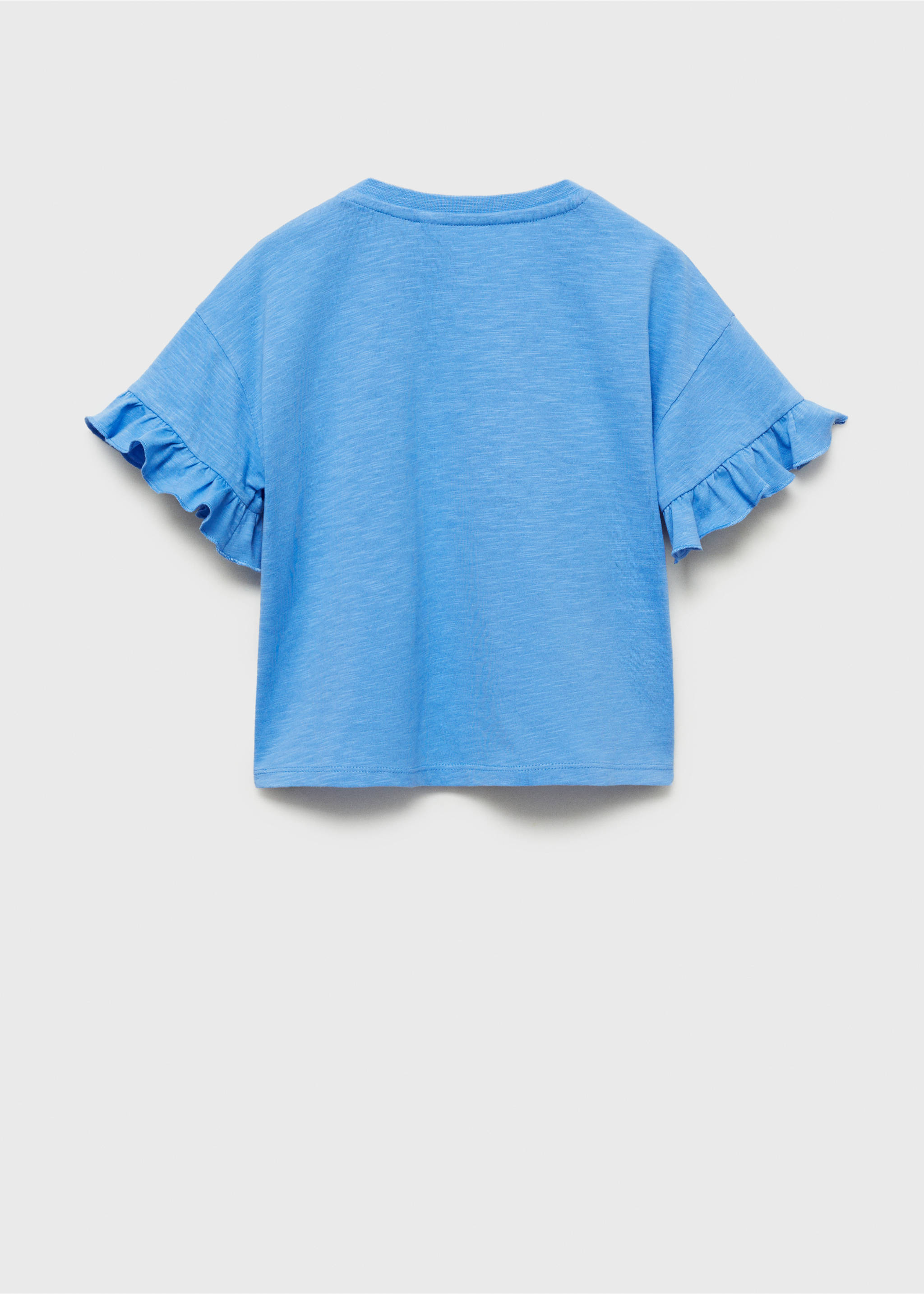 Camiseta bolsillo bordado - Reverso del artículo, Azul. Ref: 87010600-00.