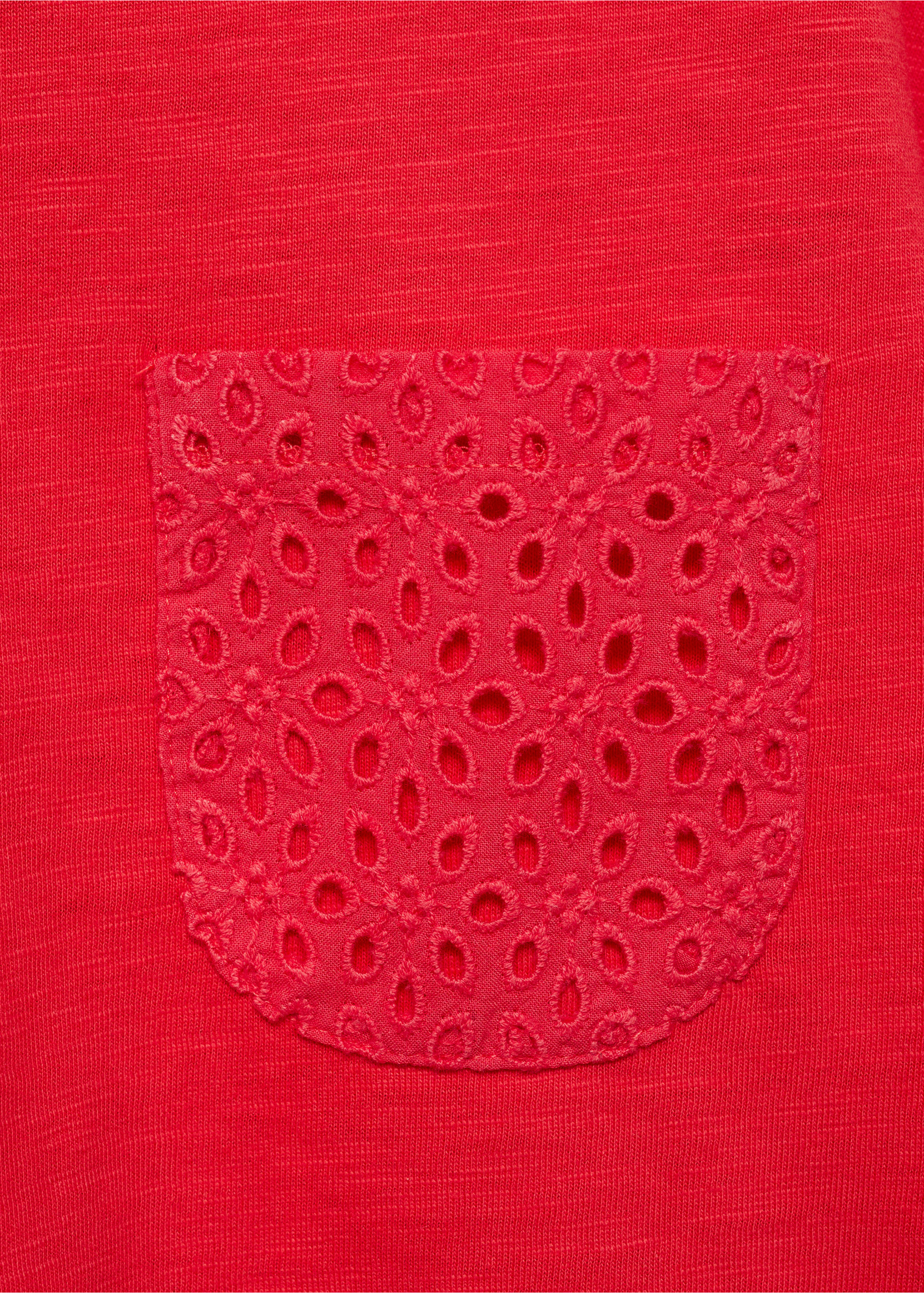 Camiseta bolsillo bordado - Detalle del artículo 8, Fucsia. Ref: 87010600-00.