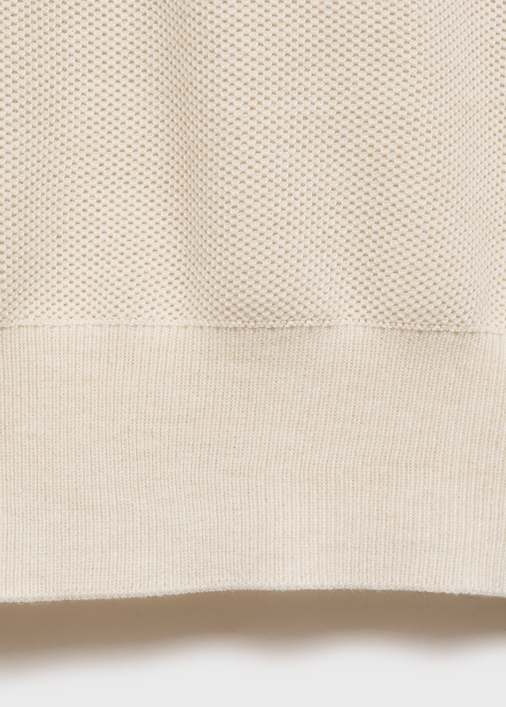 Jersei polo punt cotó microestructura - Detall de l'article 0