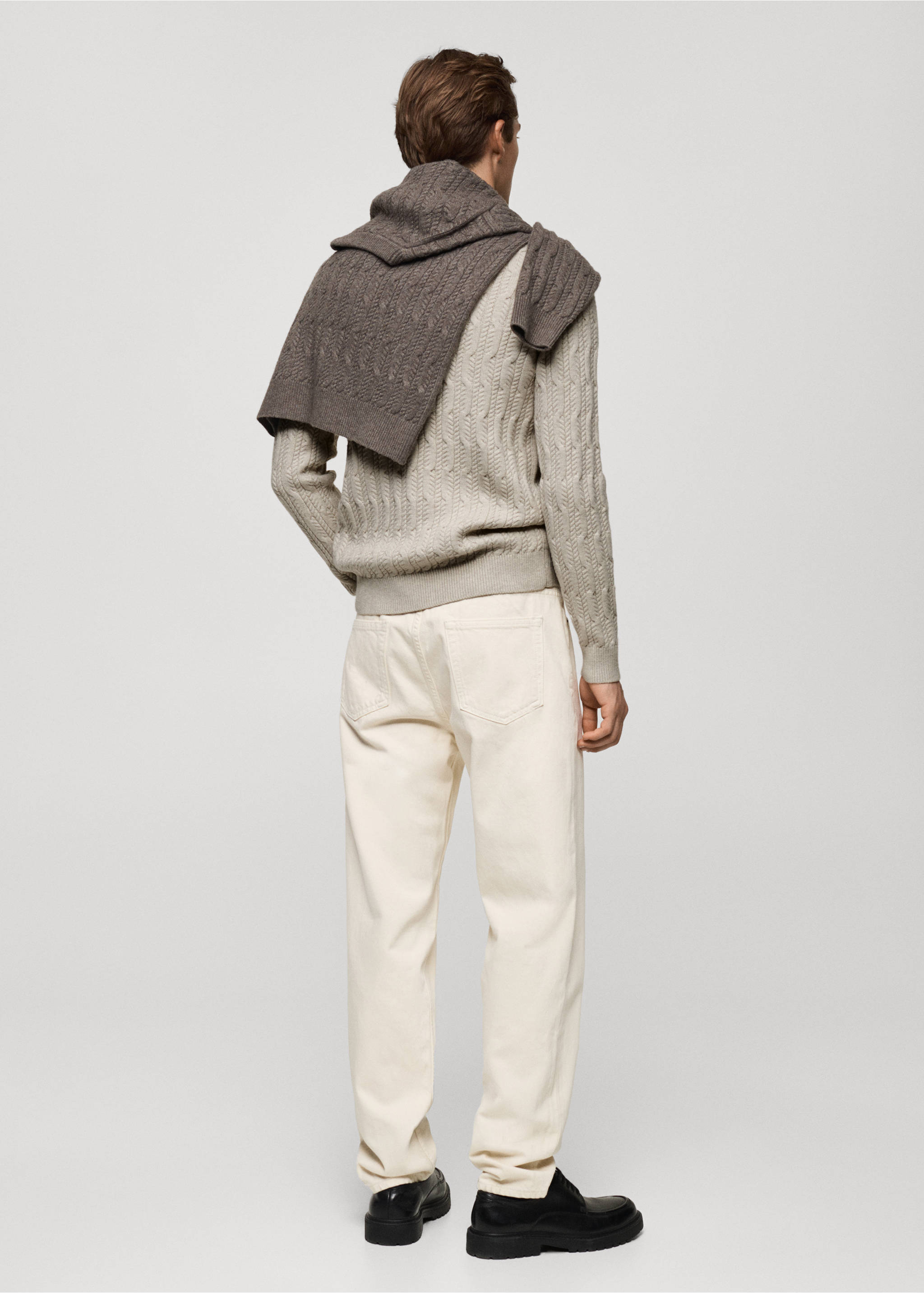 Jersei punt trenat - Revers de l'article, Gris clar vigoré. Ref: 87010603-00.