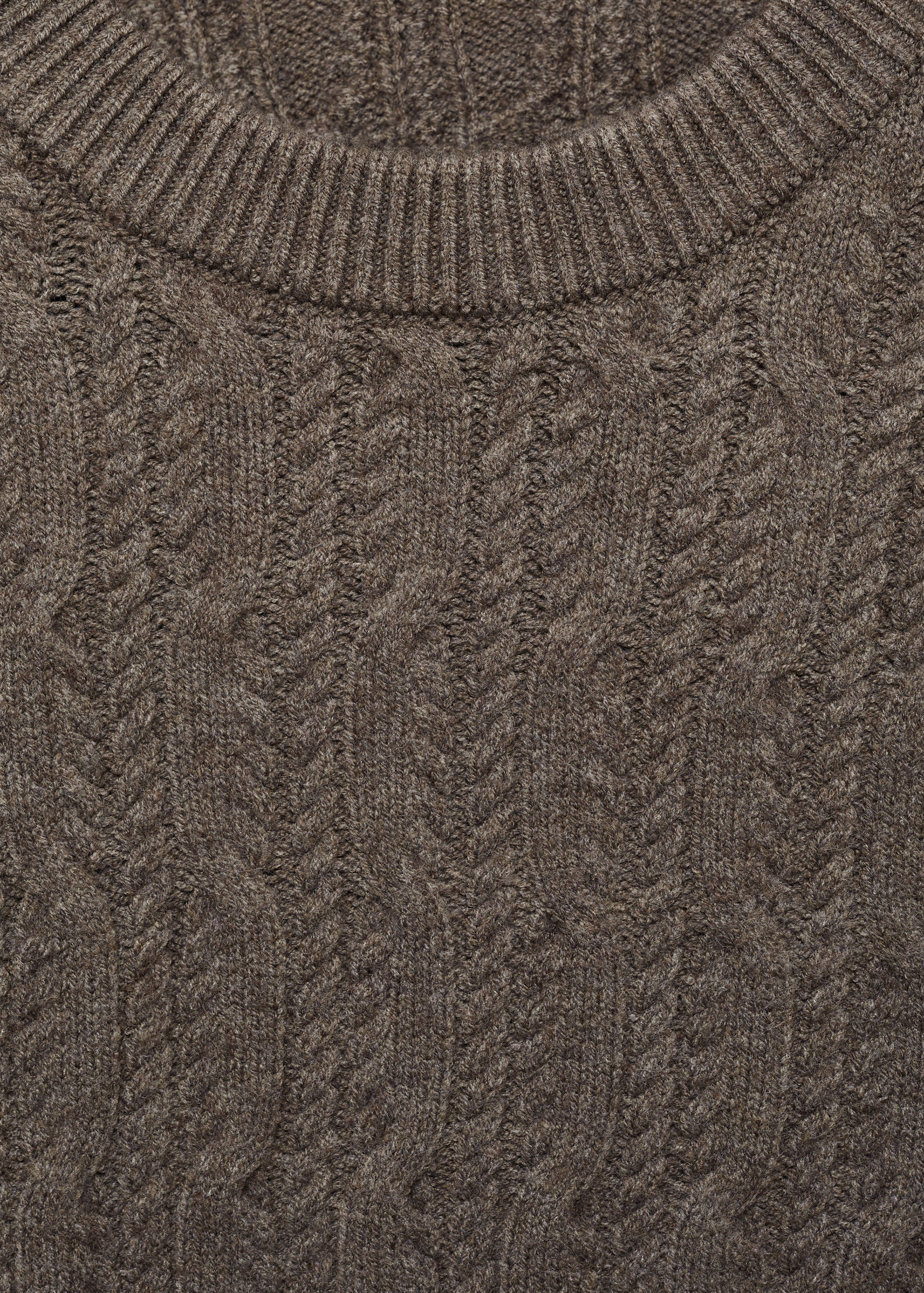 Braided knitted sweater - Details of the article 8