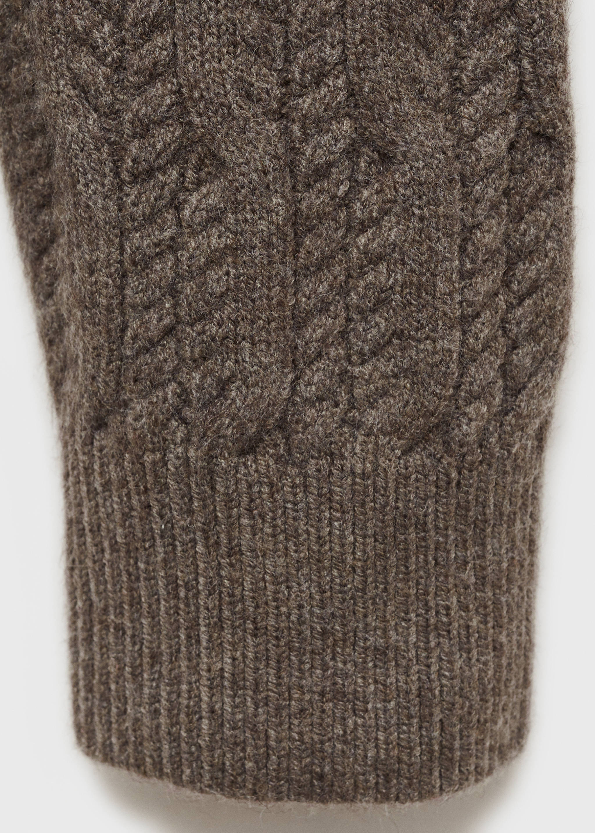 Braided knitted sweater - Details of the article 0