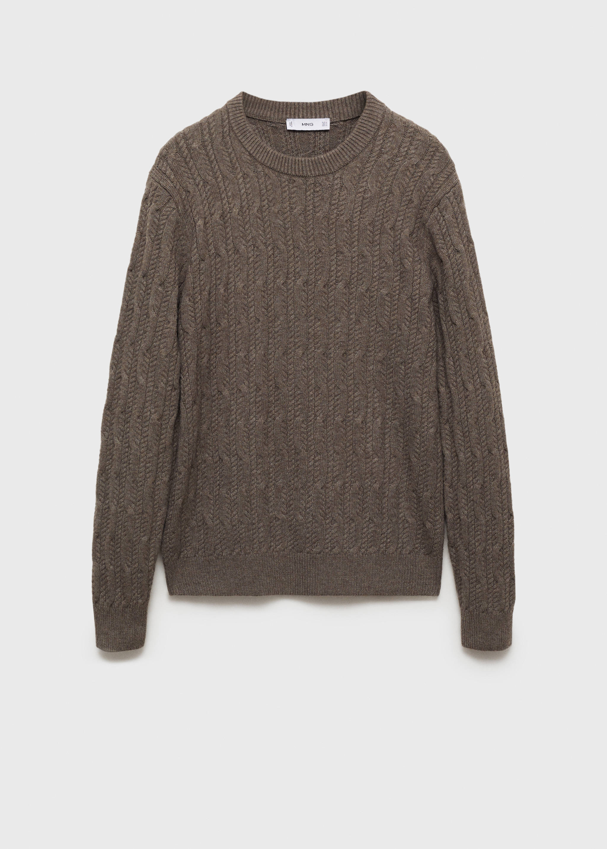 Braided knitted sweater - Article without model