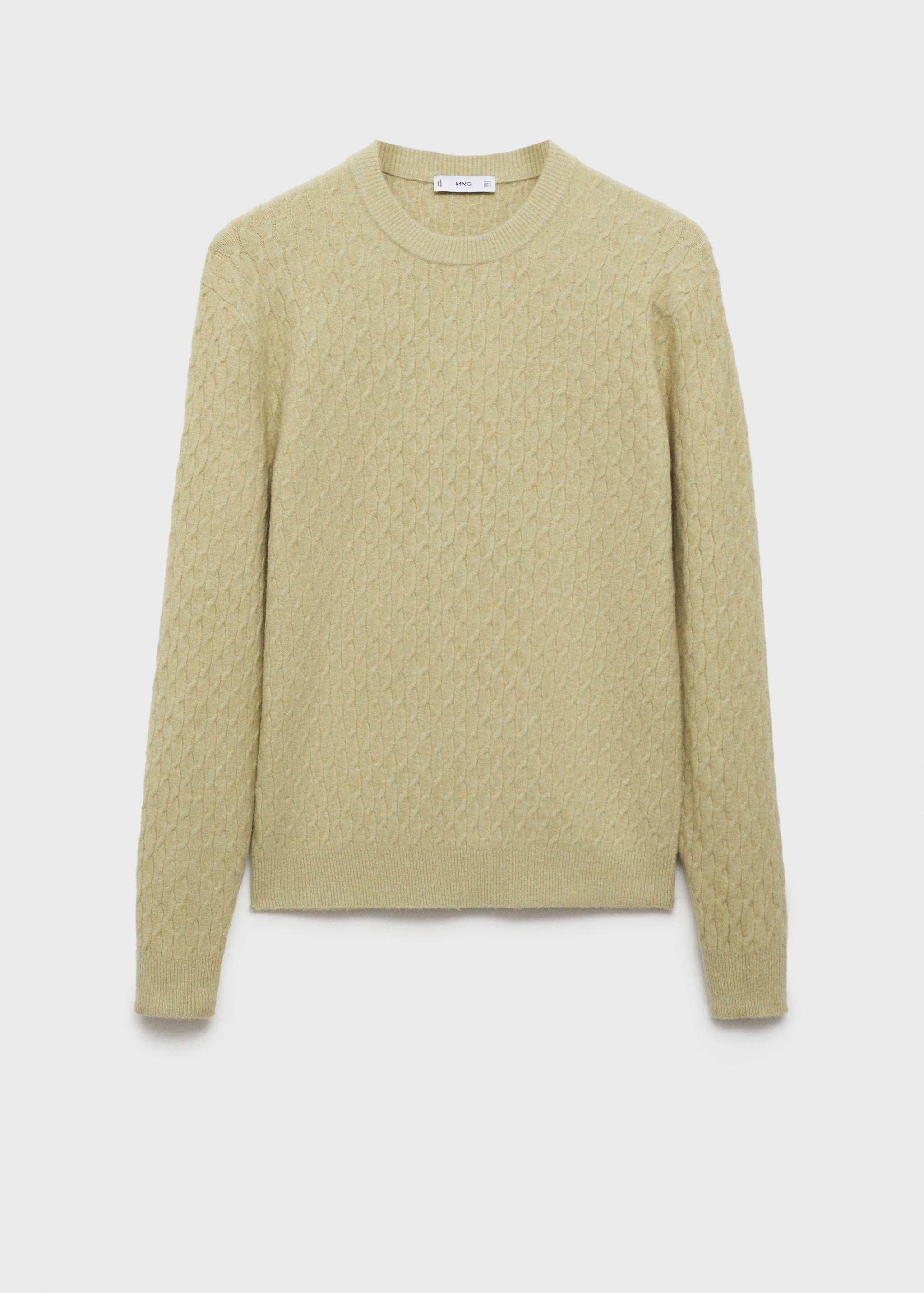 Braided knitted sweater - Article without model