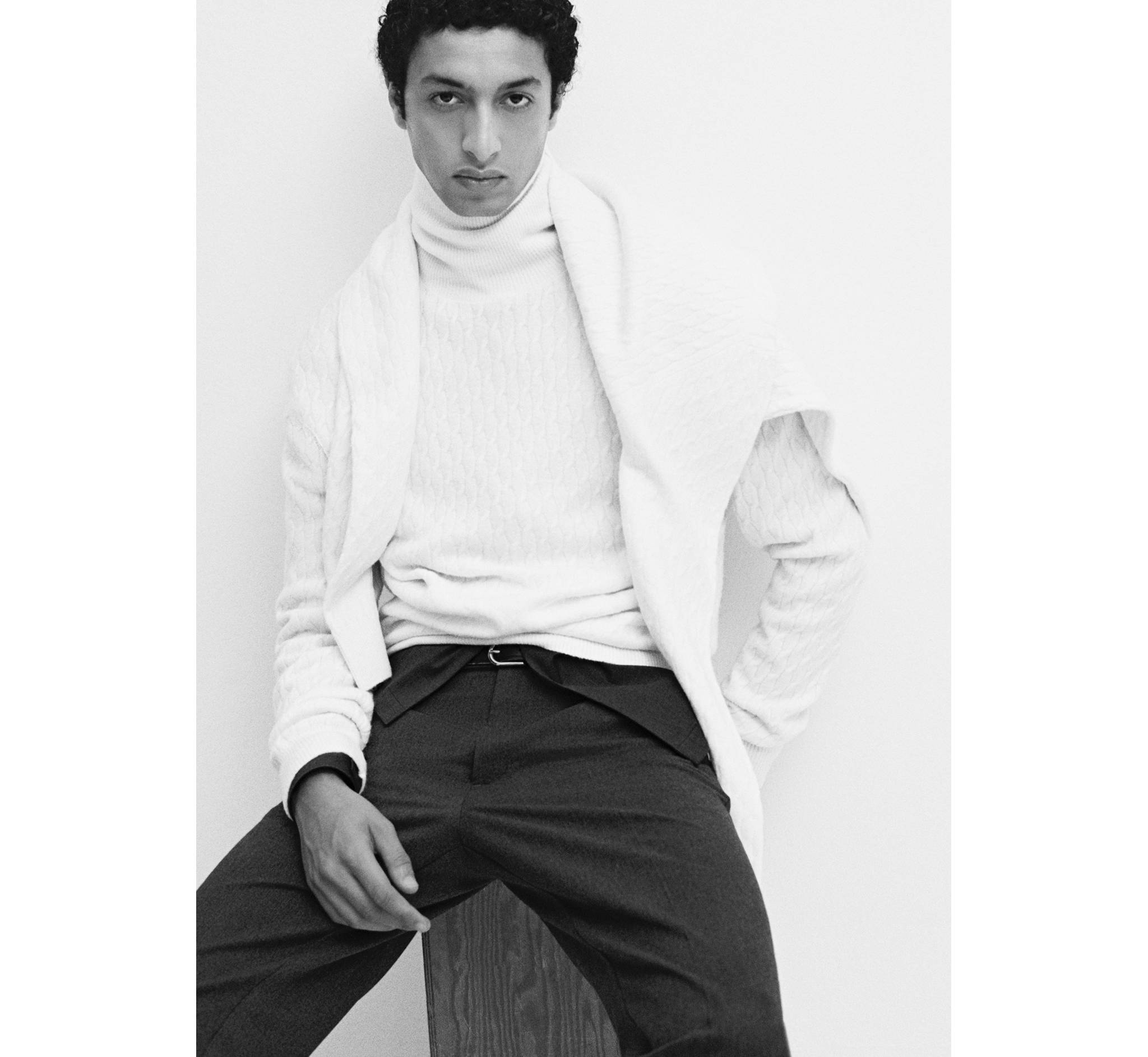 Pull maille structure col montant - Détail de l'article 3