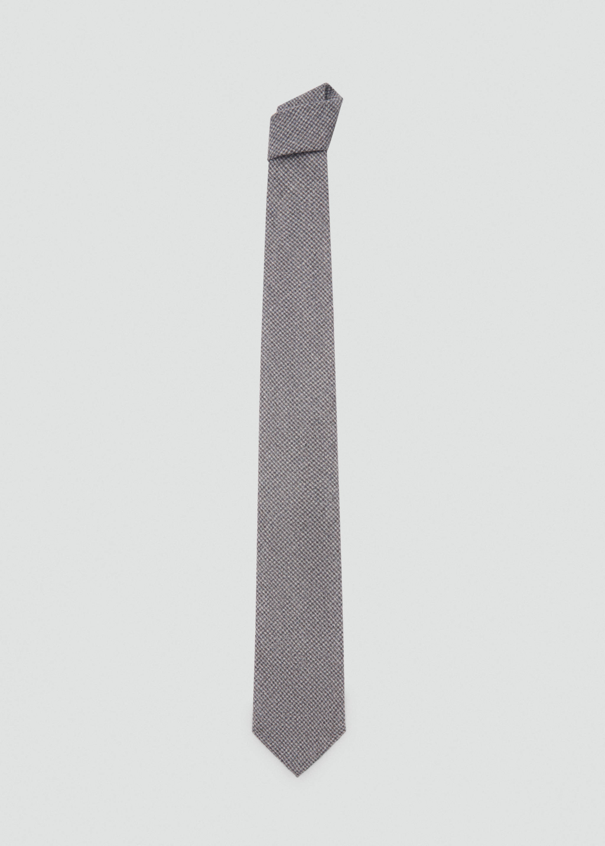 Structured wool tie - Article without model