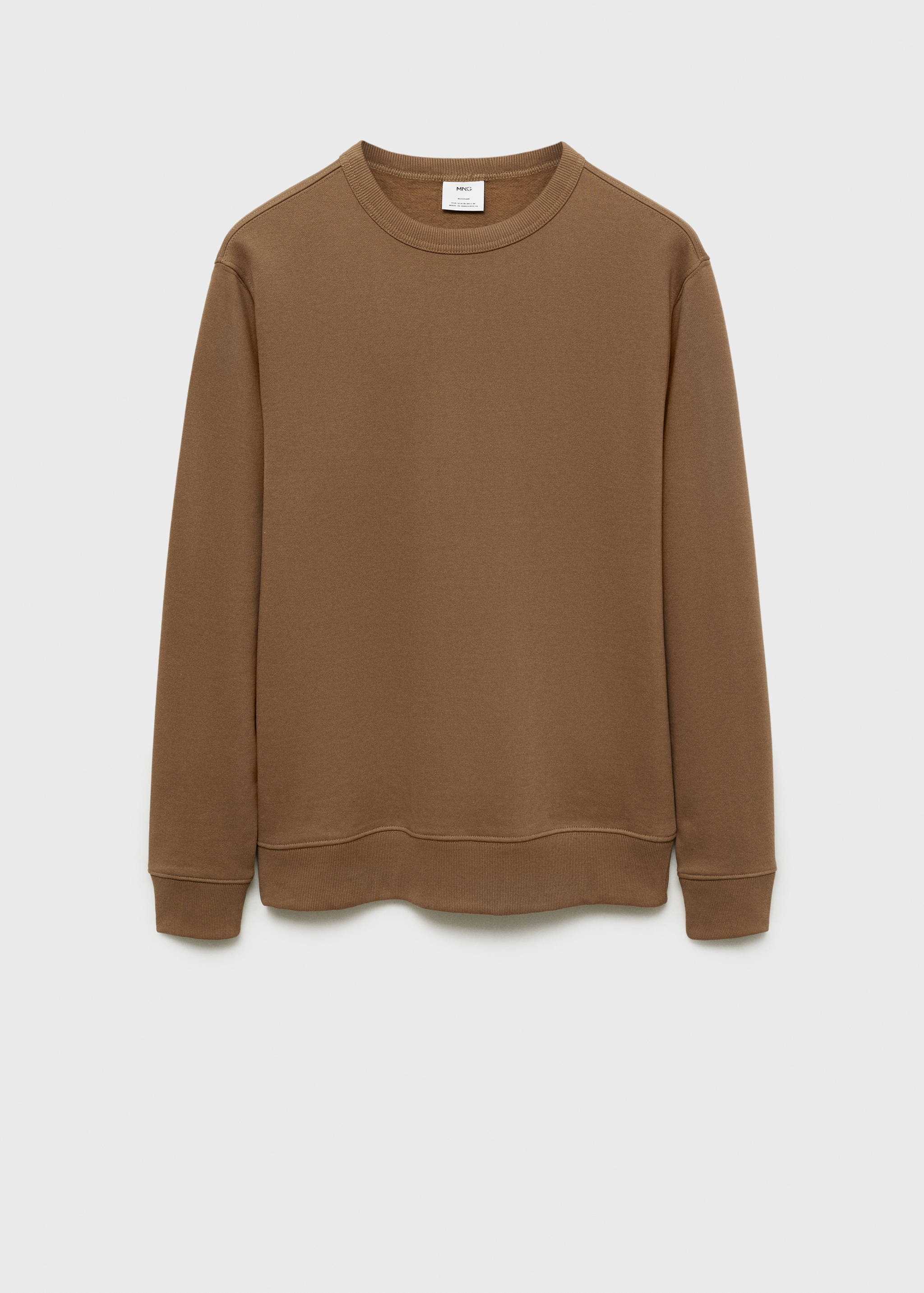 Regular-fit cotton sweatshirt - Article without model