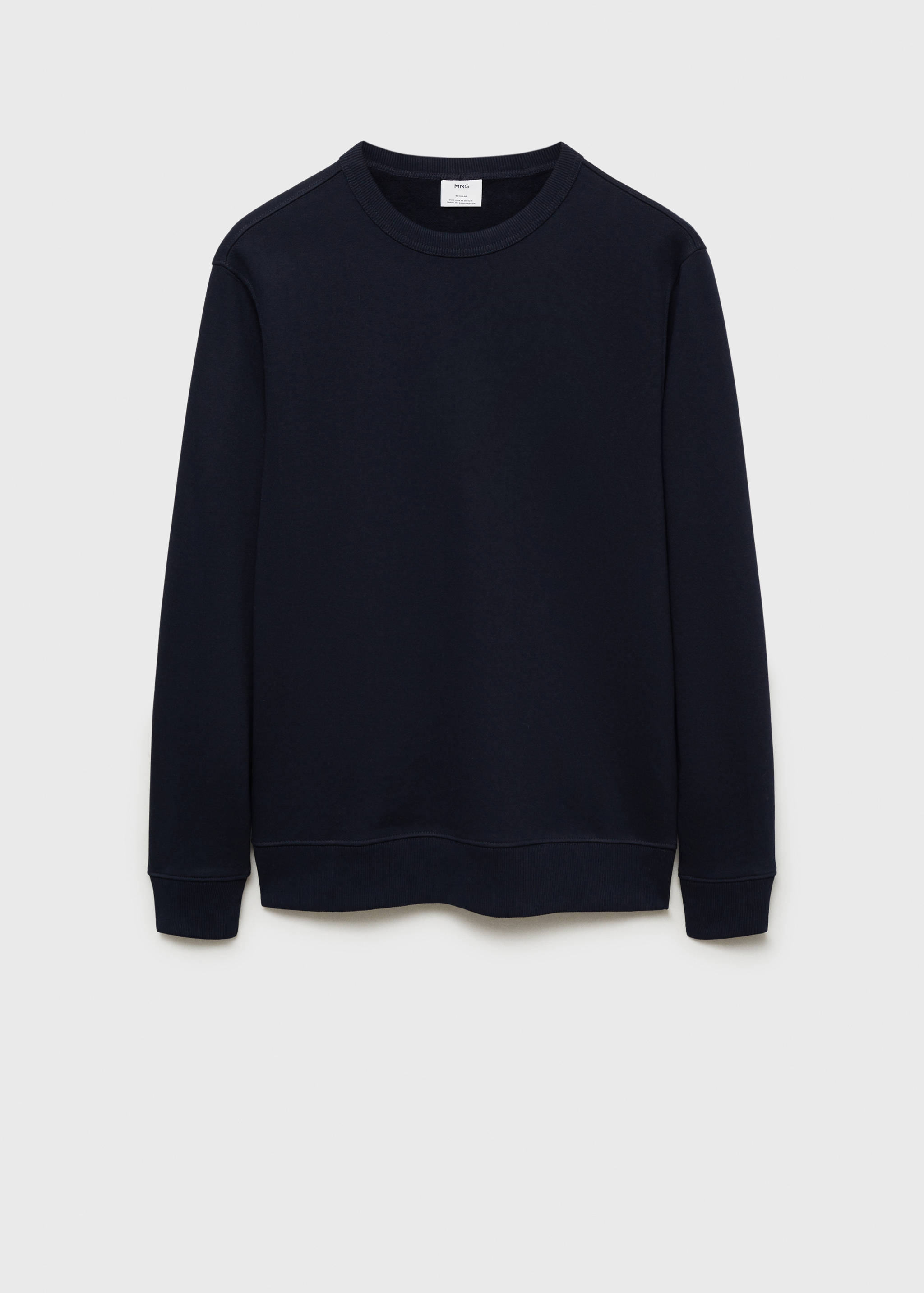 Regular-fit cotton sweatshirt - Article without model