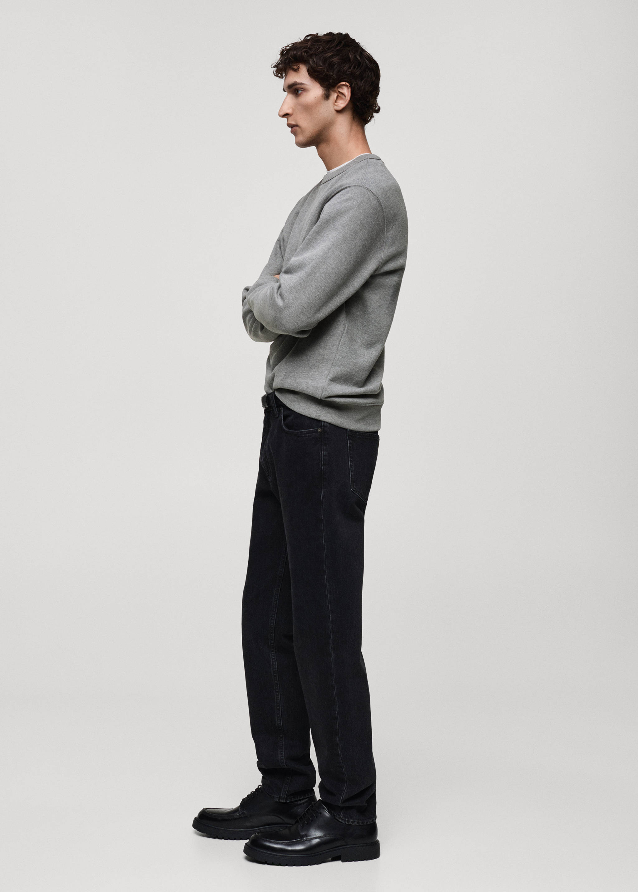 Regular-fit cotton sweatshirt - Details of the article 2
