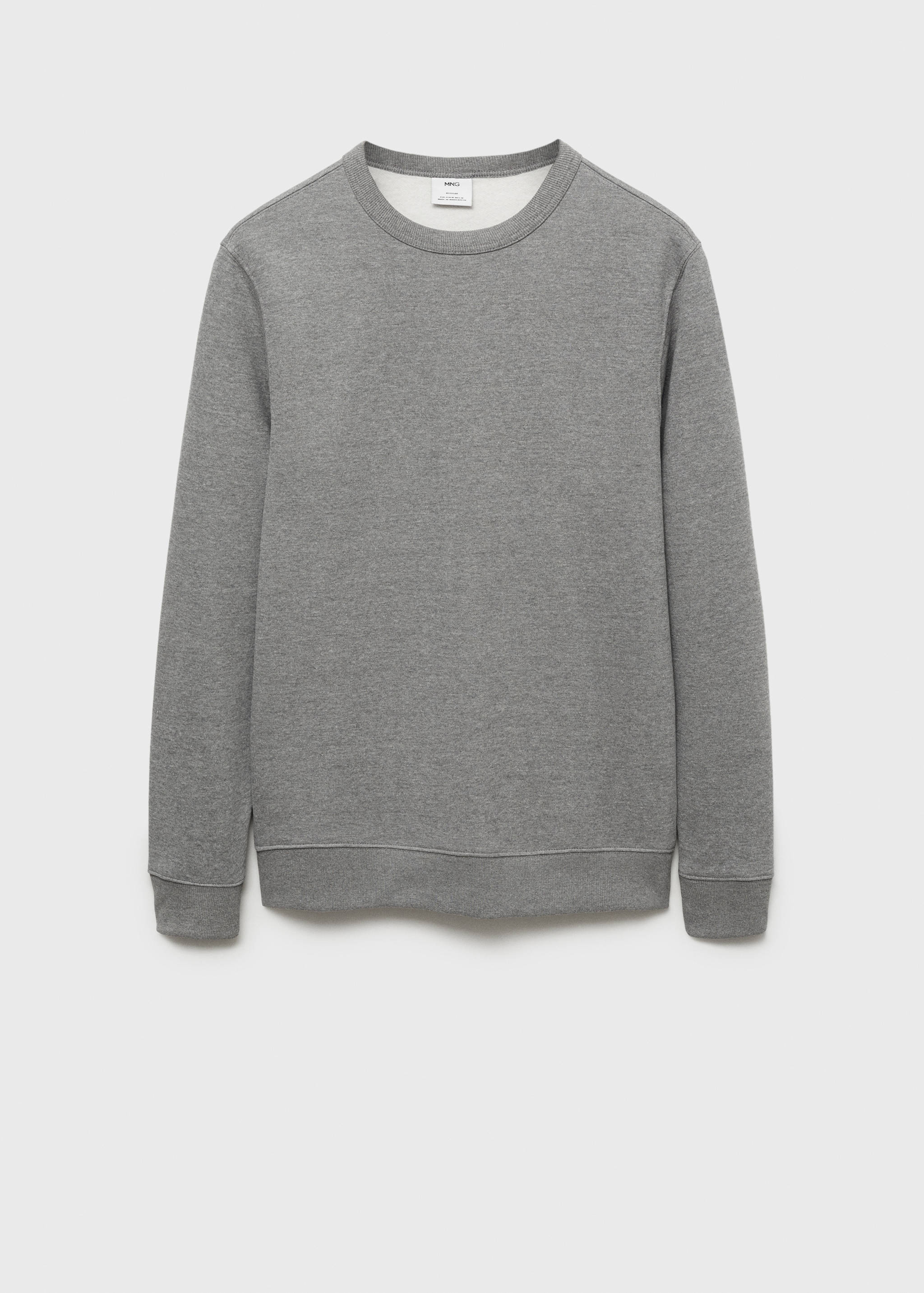 Regular-fit cotton sweatshirt - Article without model