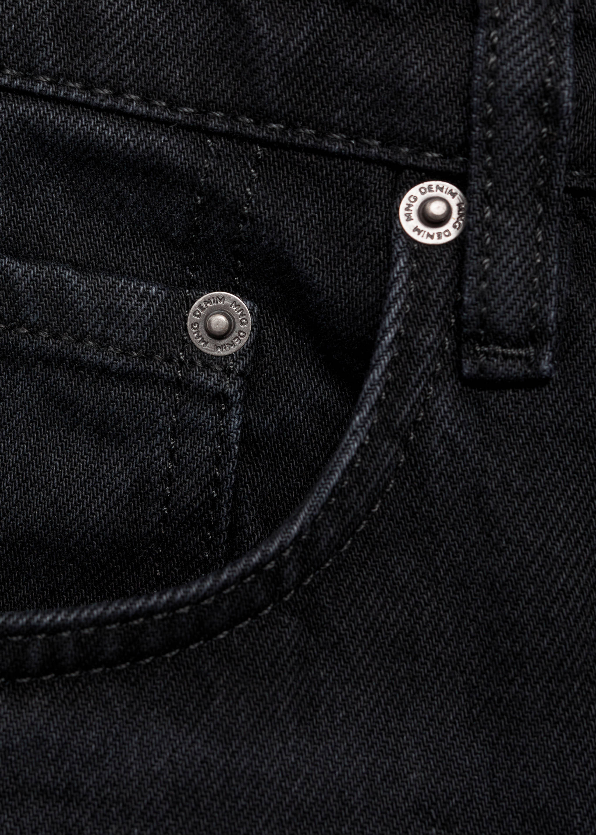 Jeans Moby straight fit negros - Detalle del artículo 0, Denim negro. Ref: 87010621-00.