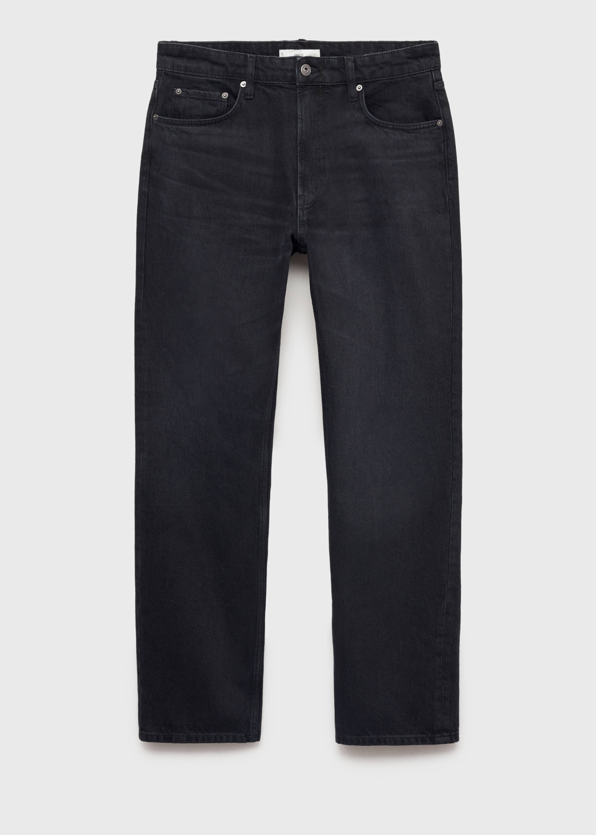 Schwarze Straight-Fit-Jeans Moby - Artikel ohne Model
