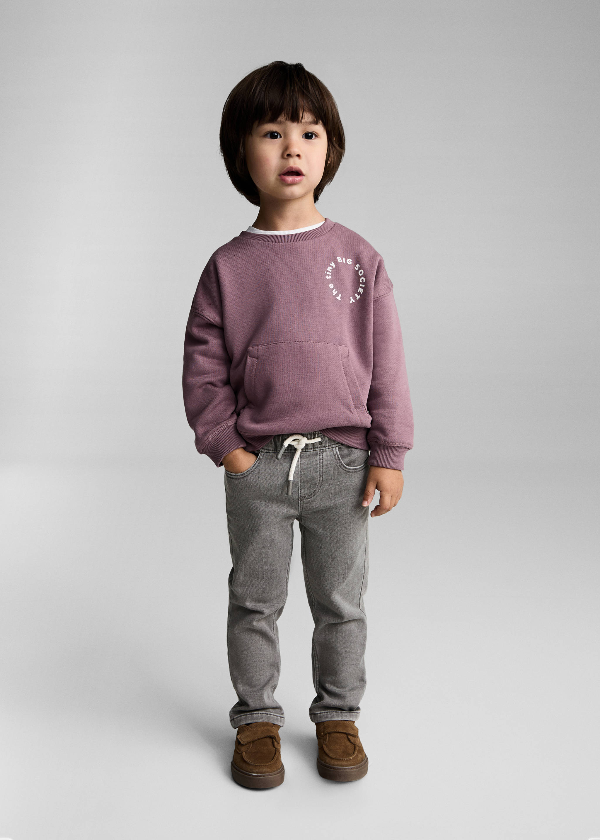 Jean taille élastique cordon - Plan général