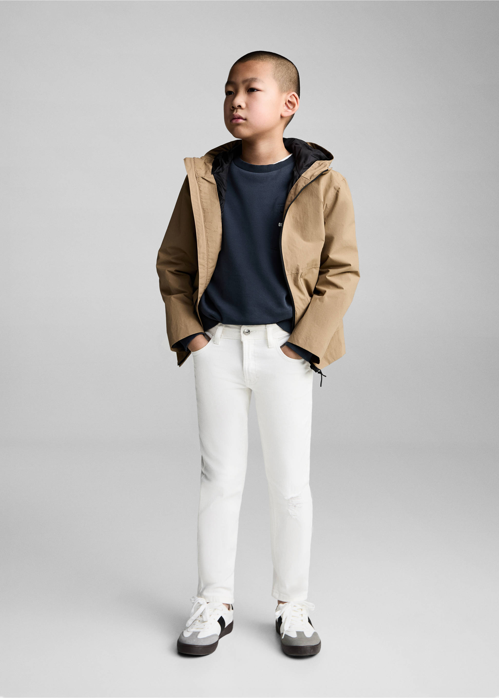 Slim-fit jeans - General plane, White. Ref: 87010624-00.