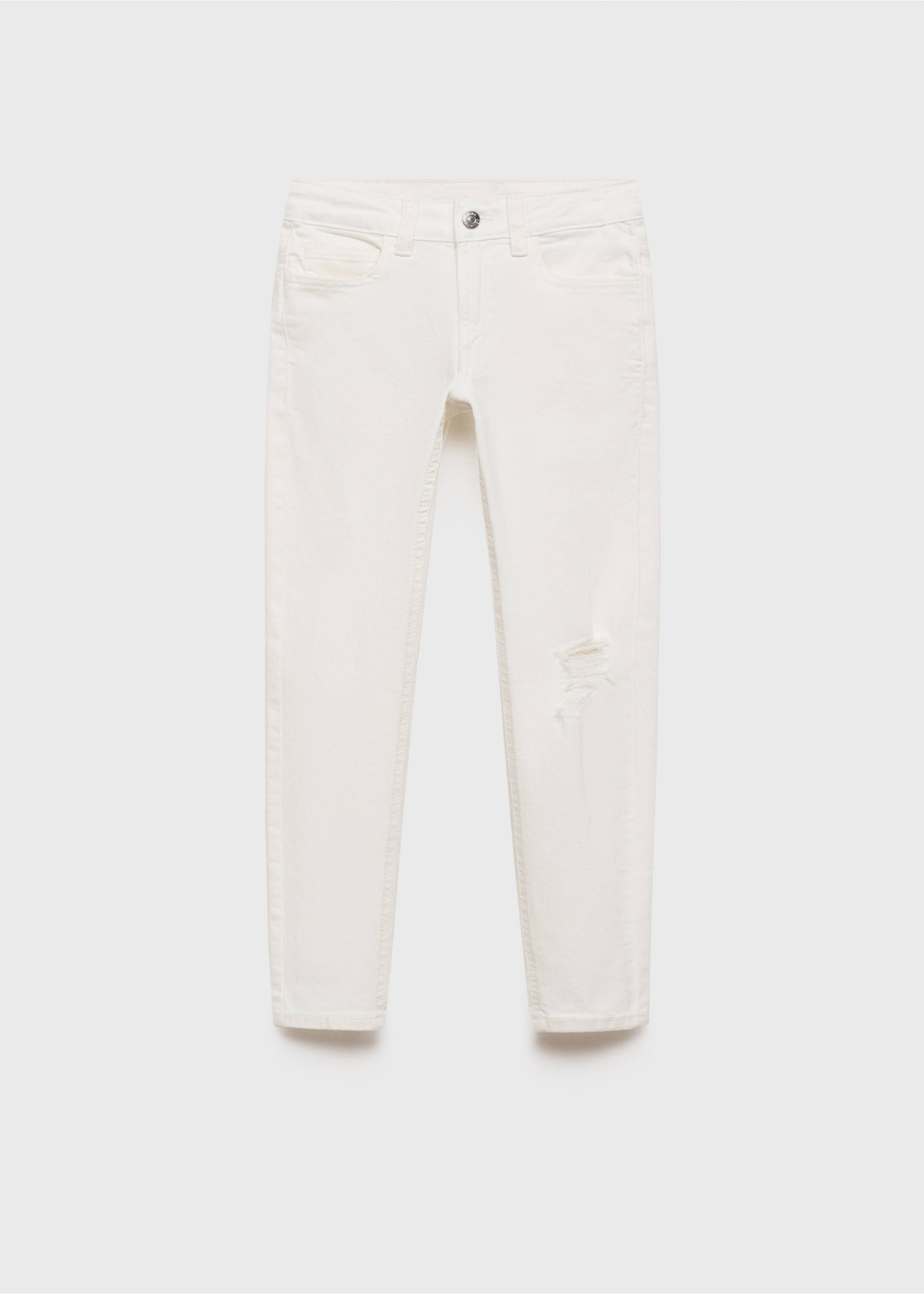 Slim-fit jeans - Article without model, White. Ref: 87010624-00.