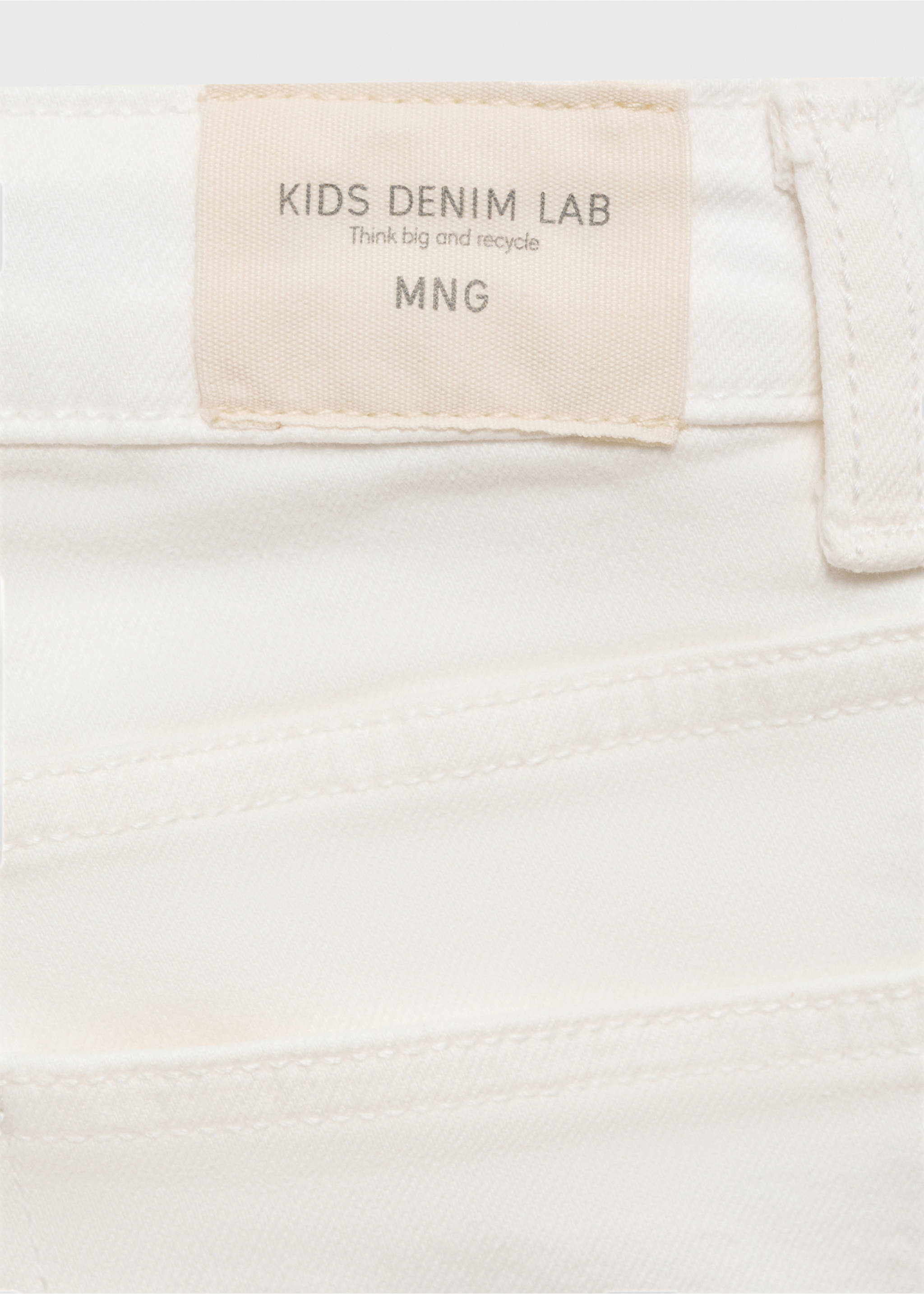 Slim-fit jeans - Details of the article 0, White. Ref: 87010624-00.