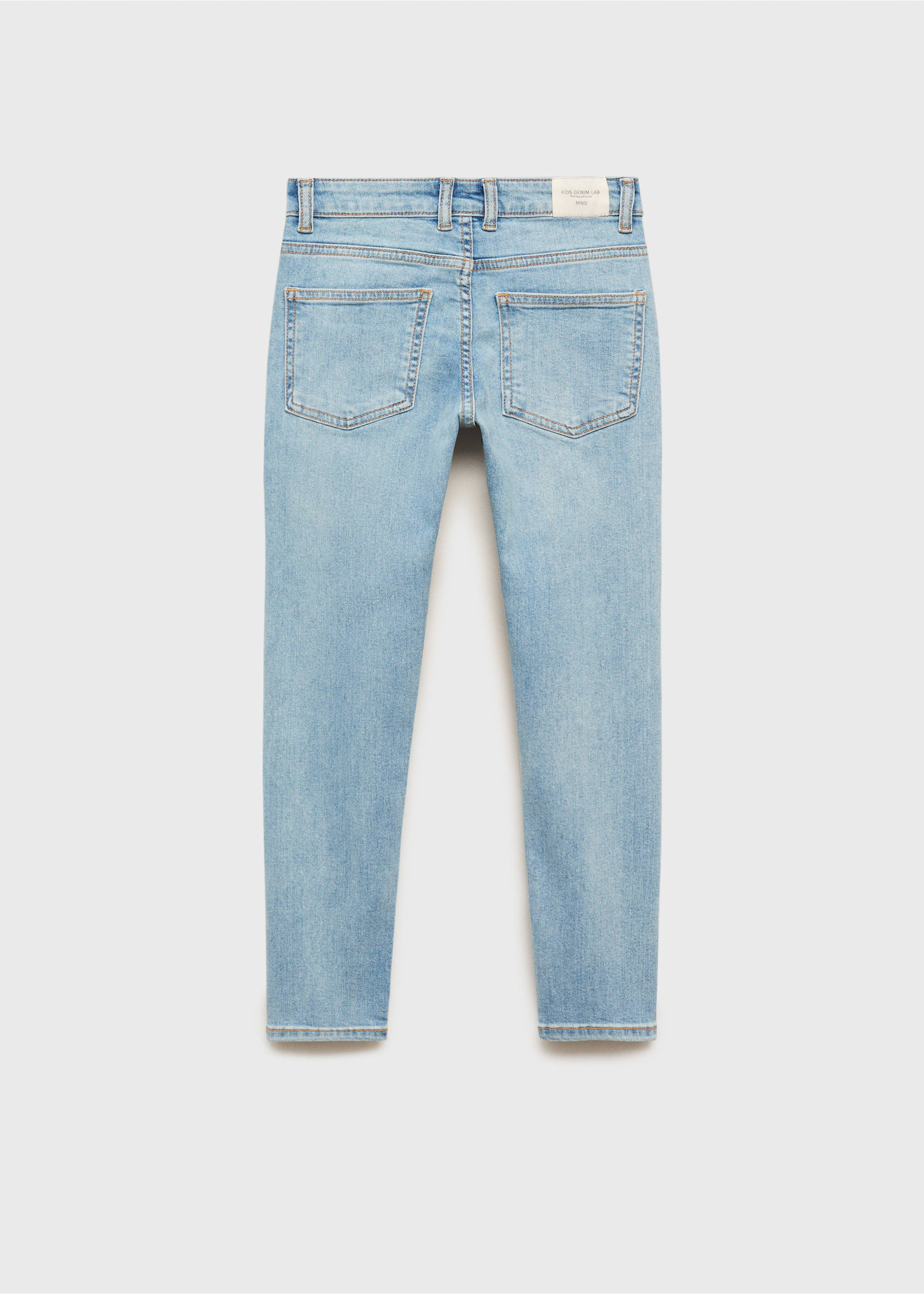 Slim Fit-Jeans - Rückseite des Artikels, Hellblau. Ref: 87010624-00.