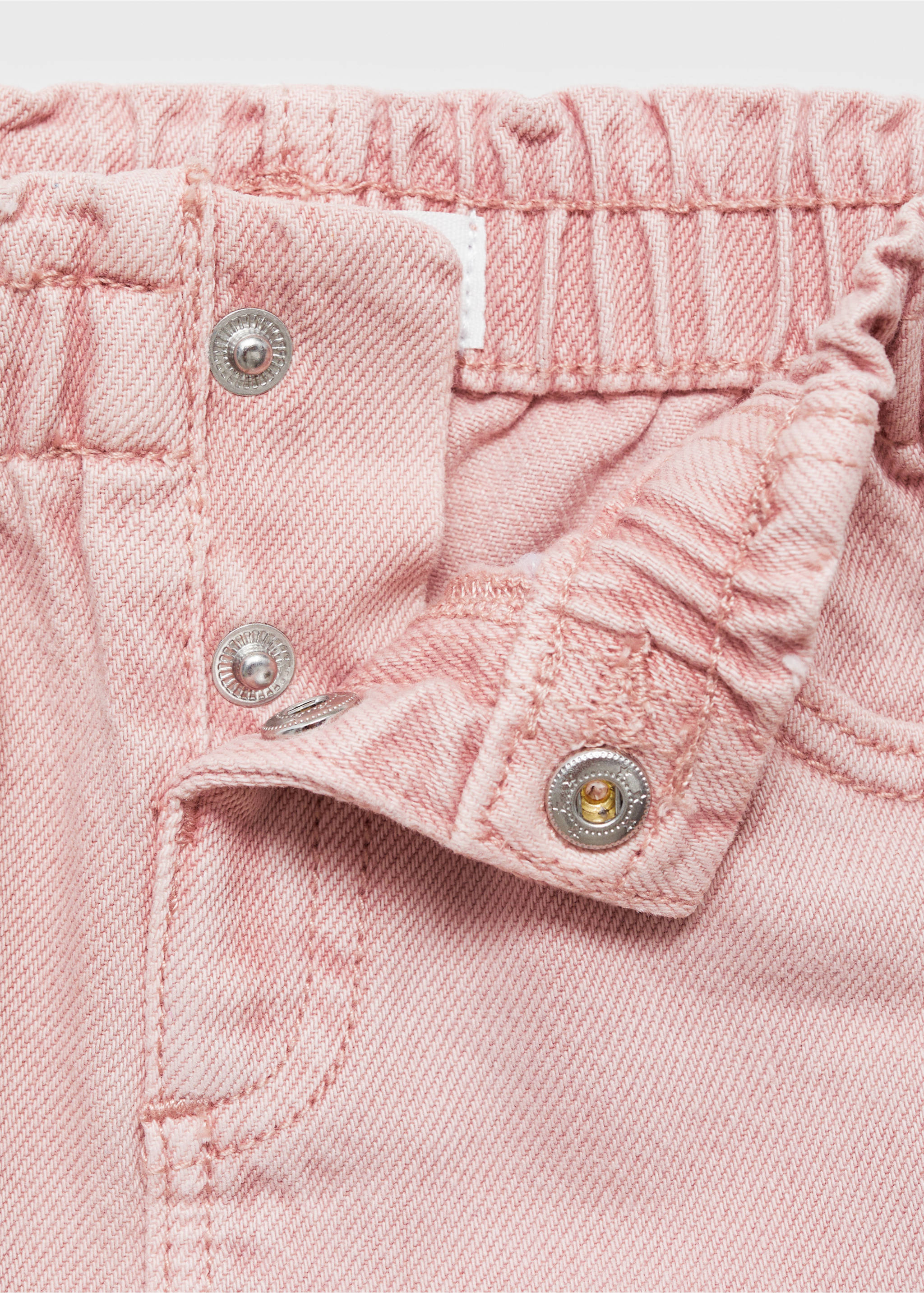 Denim skirt - Details of the article 8, Pink. Ref: 87010627-00.
