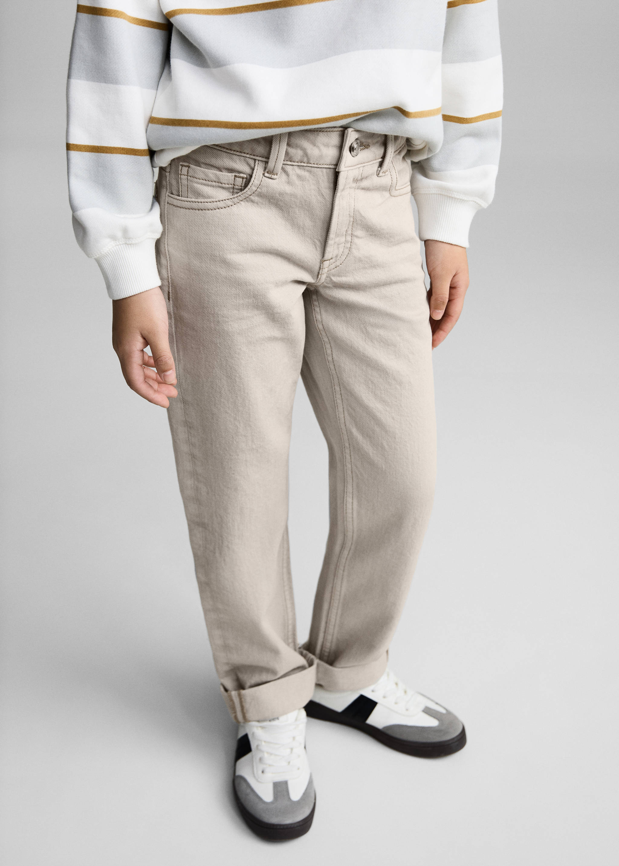 Regular-fit jeans - Medium plane, Denim Grey. Ref: 87010629-00.