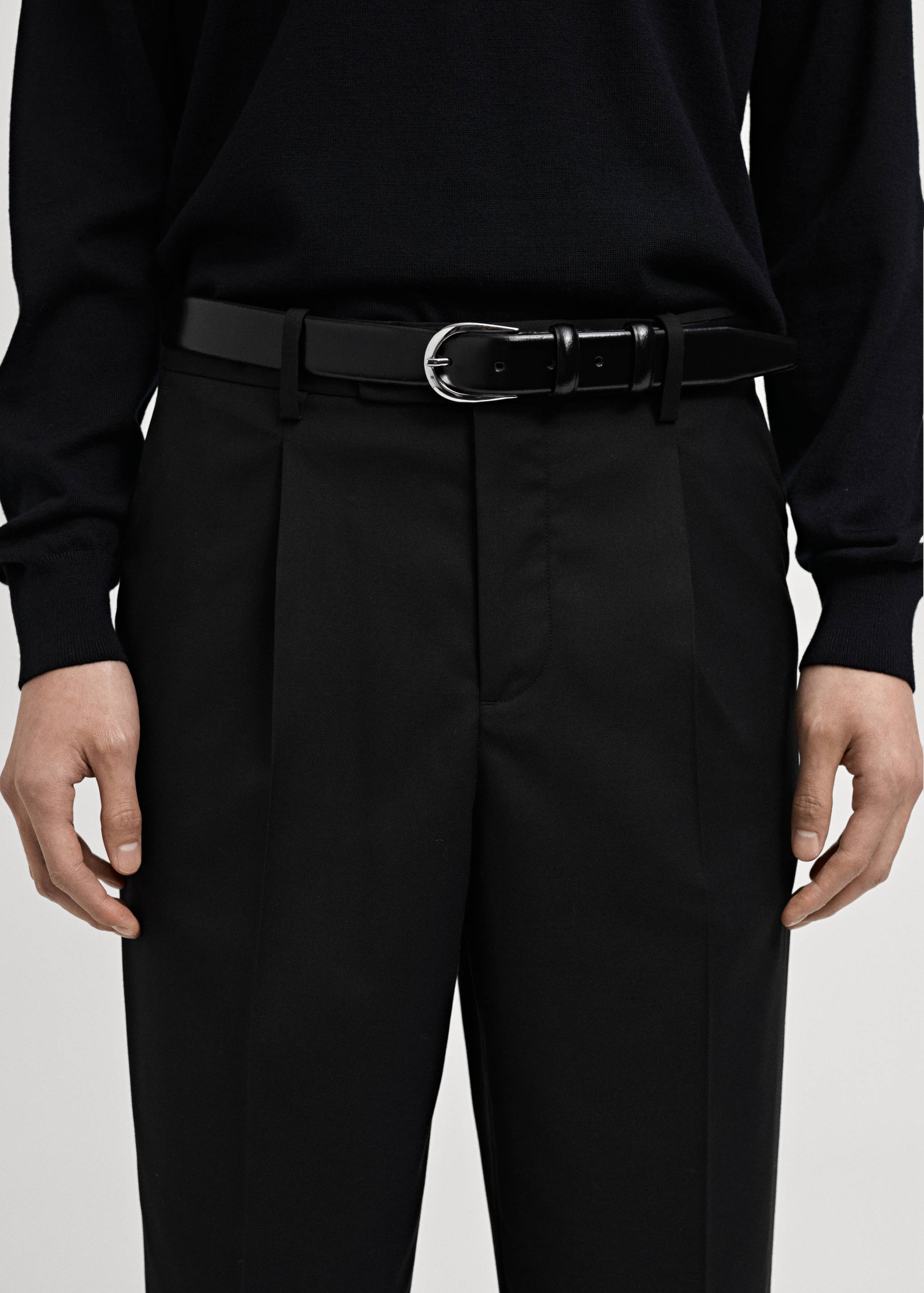 Boston regular-fit suit trousers - Details of the article 1
