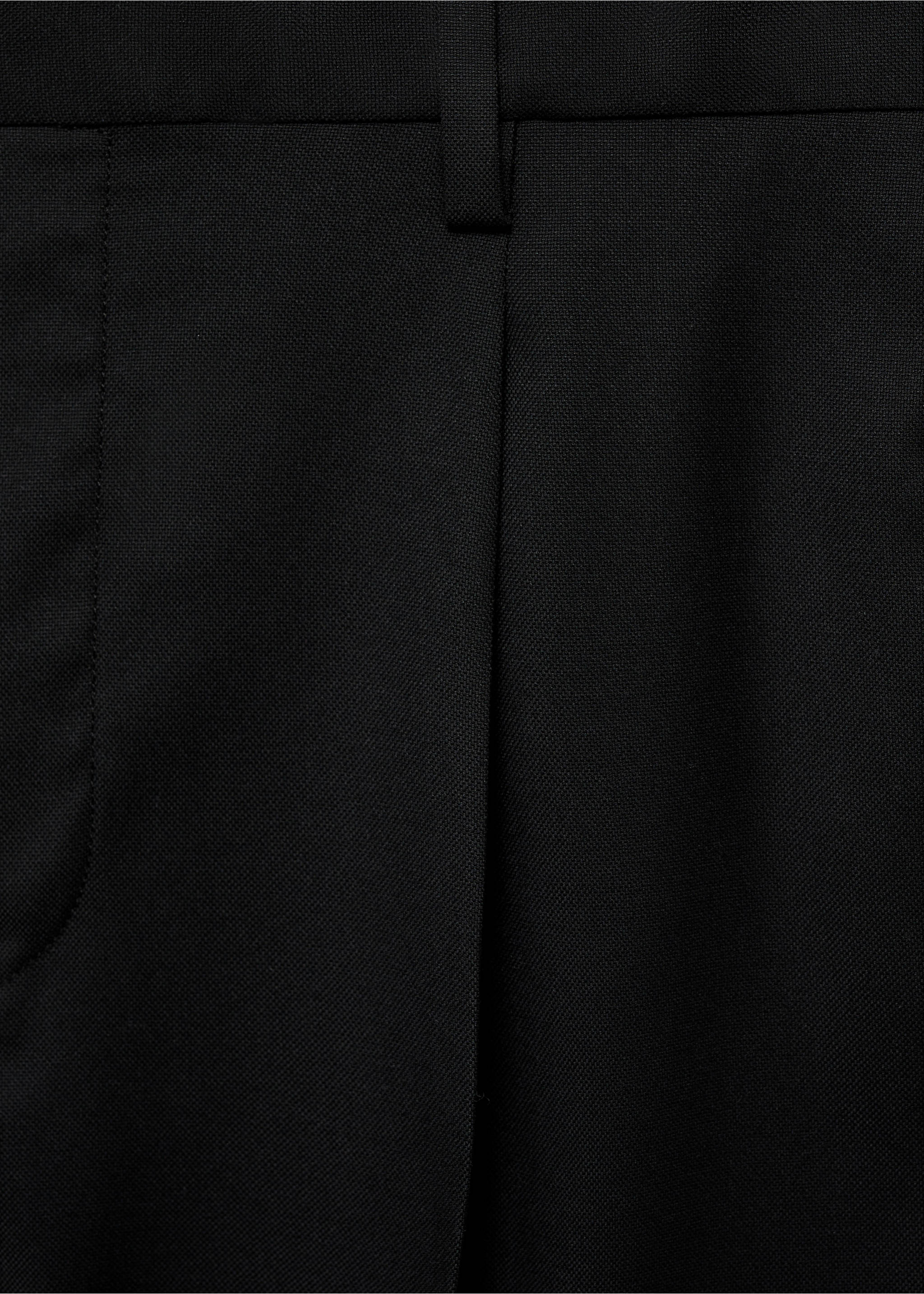 Boston regular-fit suit trousers - Details of the article 0, Black. Ref: 87010631-00.