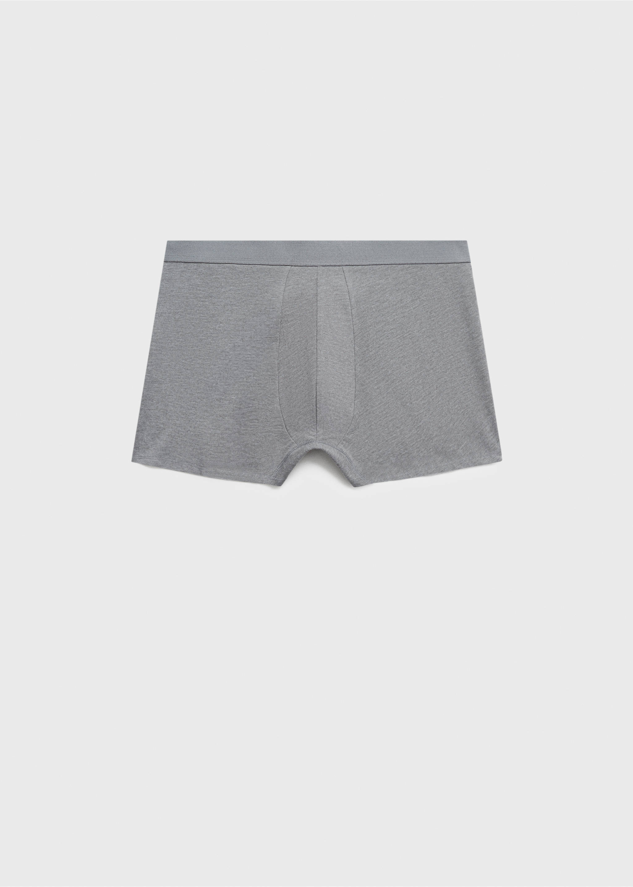 3er-Pack Baumwoll-Boxershorts - Rückseite des Artikels, Grau. Ref: 87010632-00.
