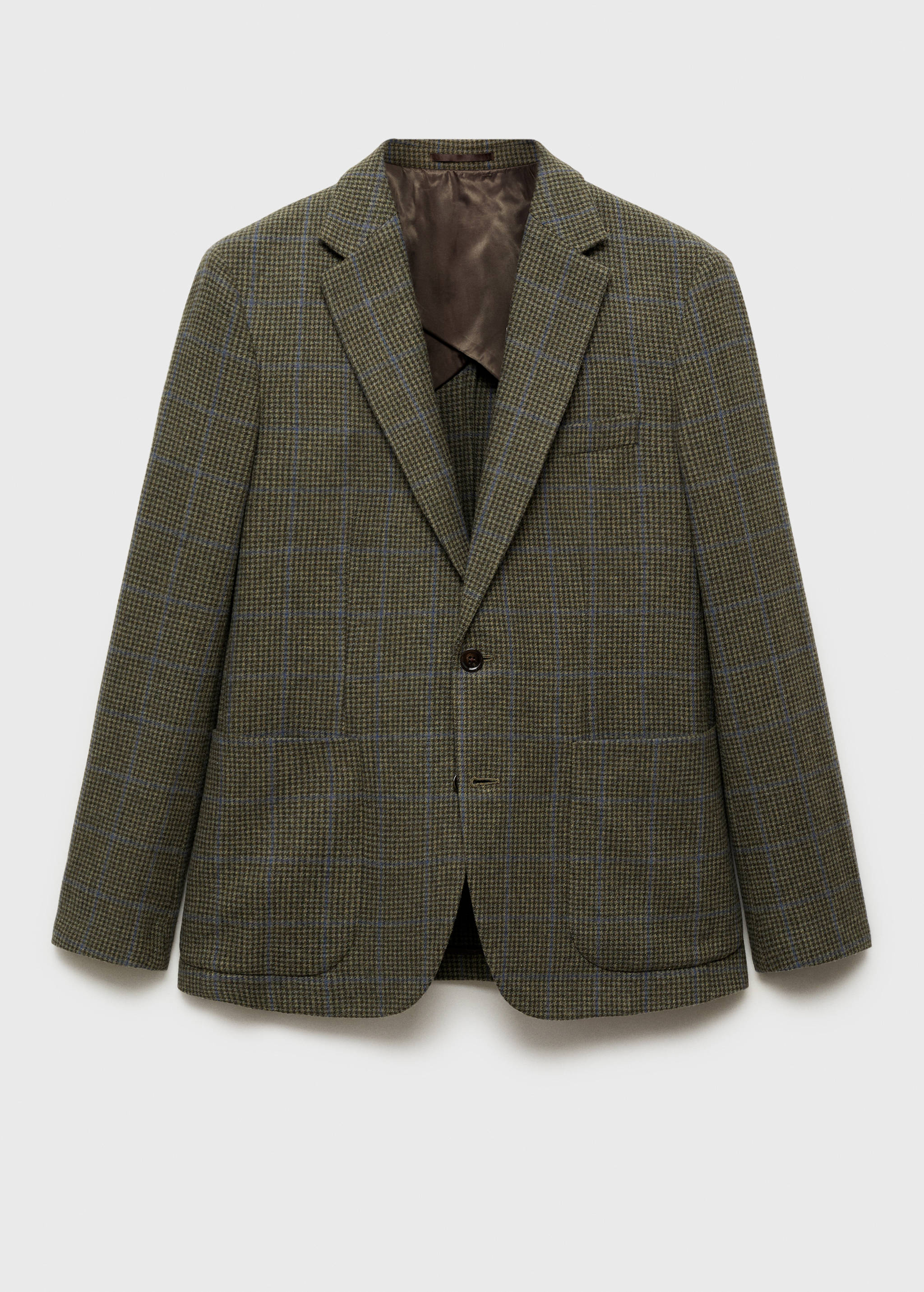 Slim fit wool houndstooth blazer - Article without model