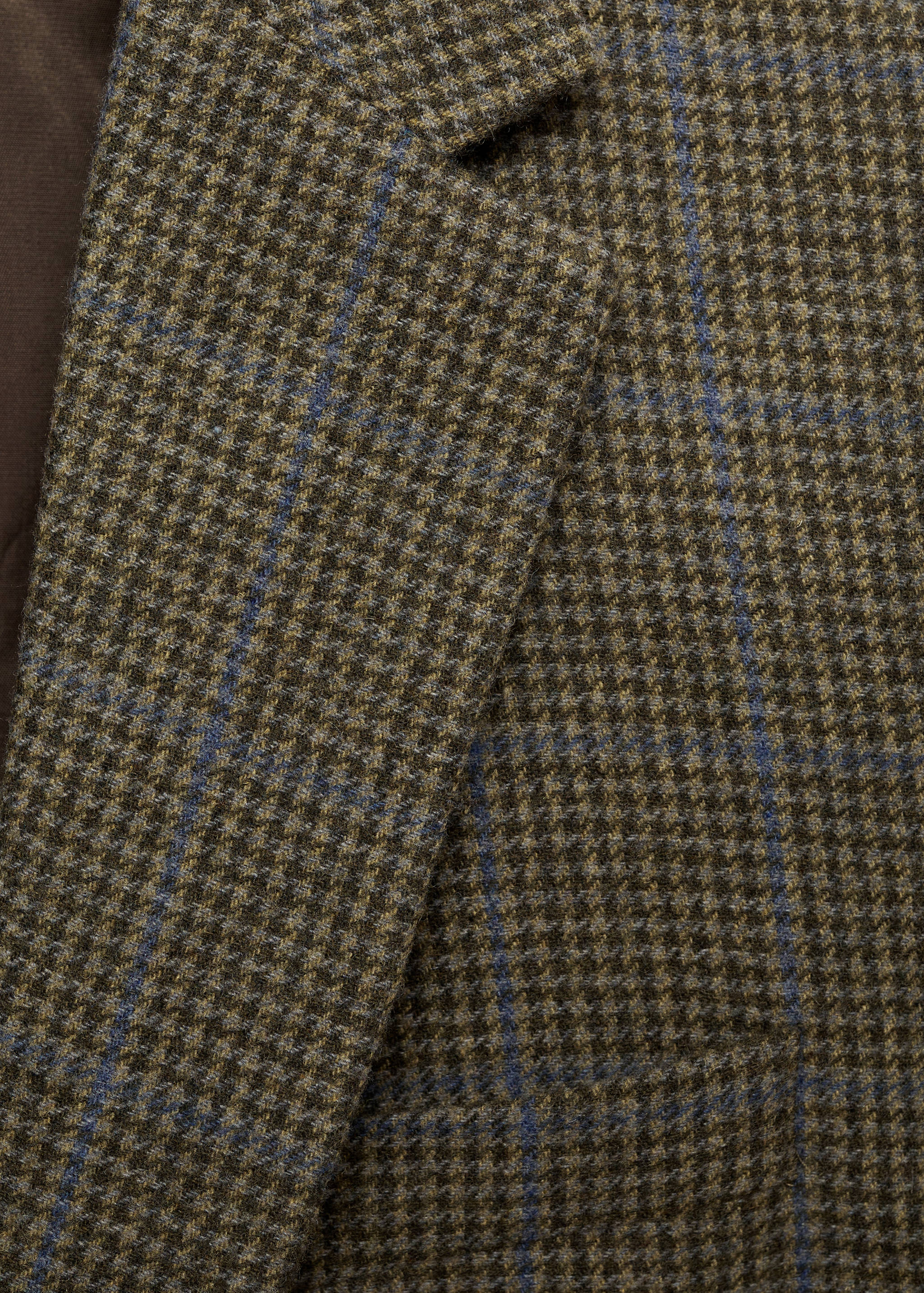 Slim fit wool houndstooth blazer - Details of the article 8