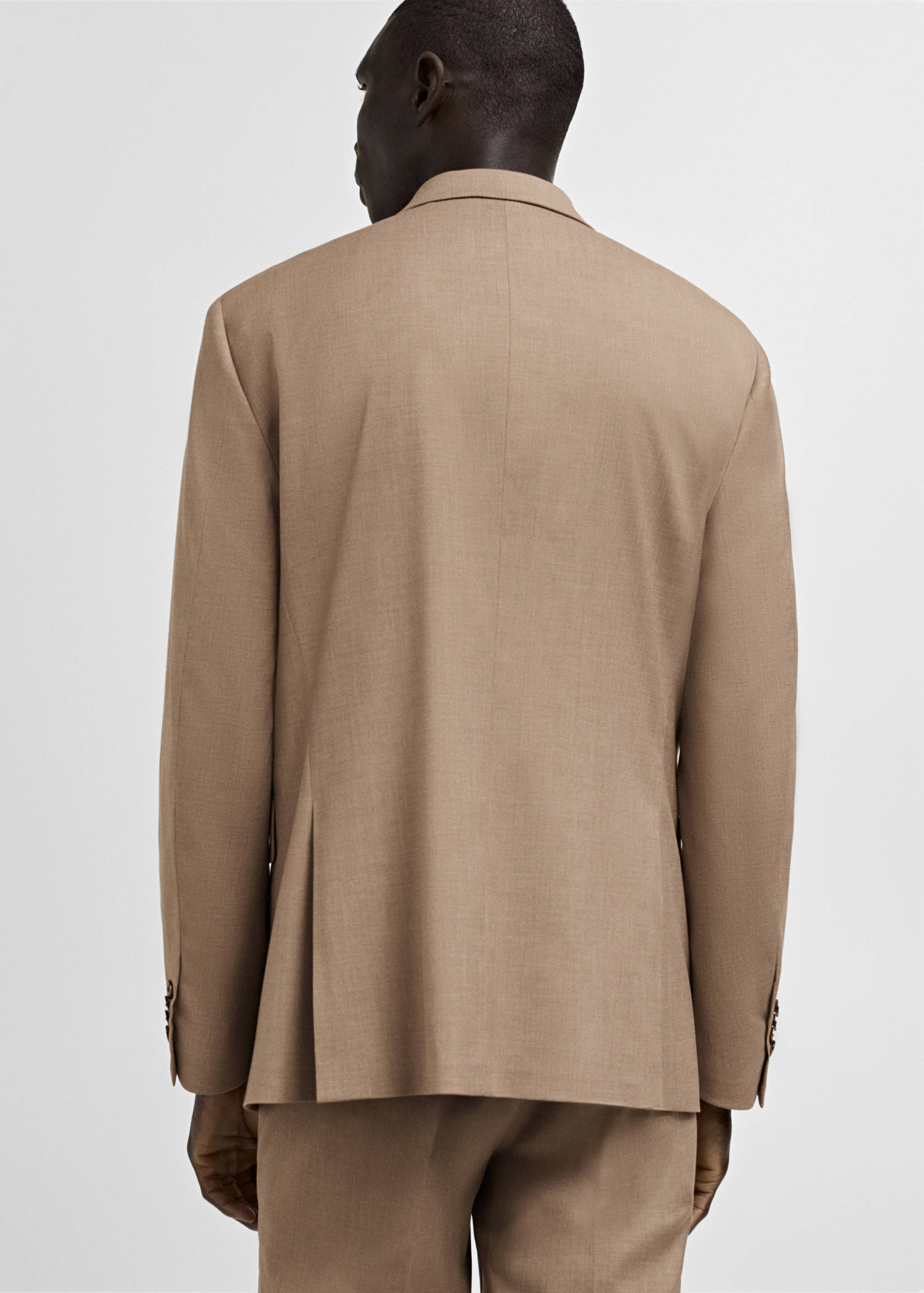 Milan slim-fit suit blazer - Reverse of the article